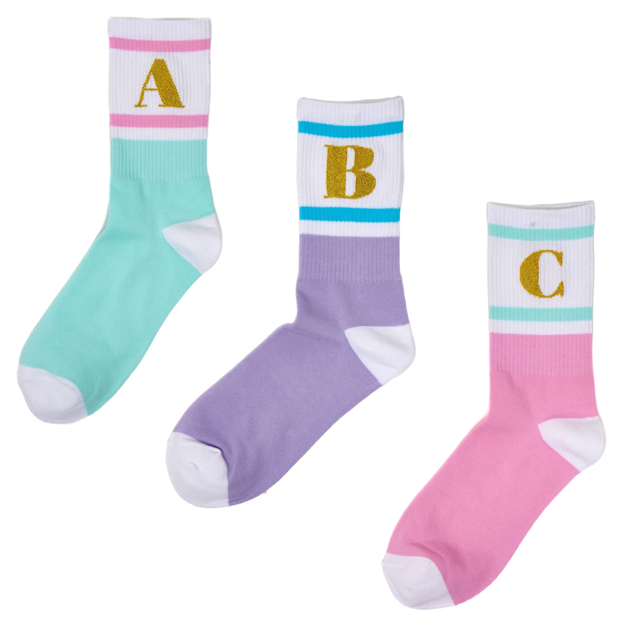 Initially Yours Monogram Socks - Choose Your Letter