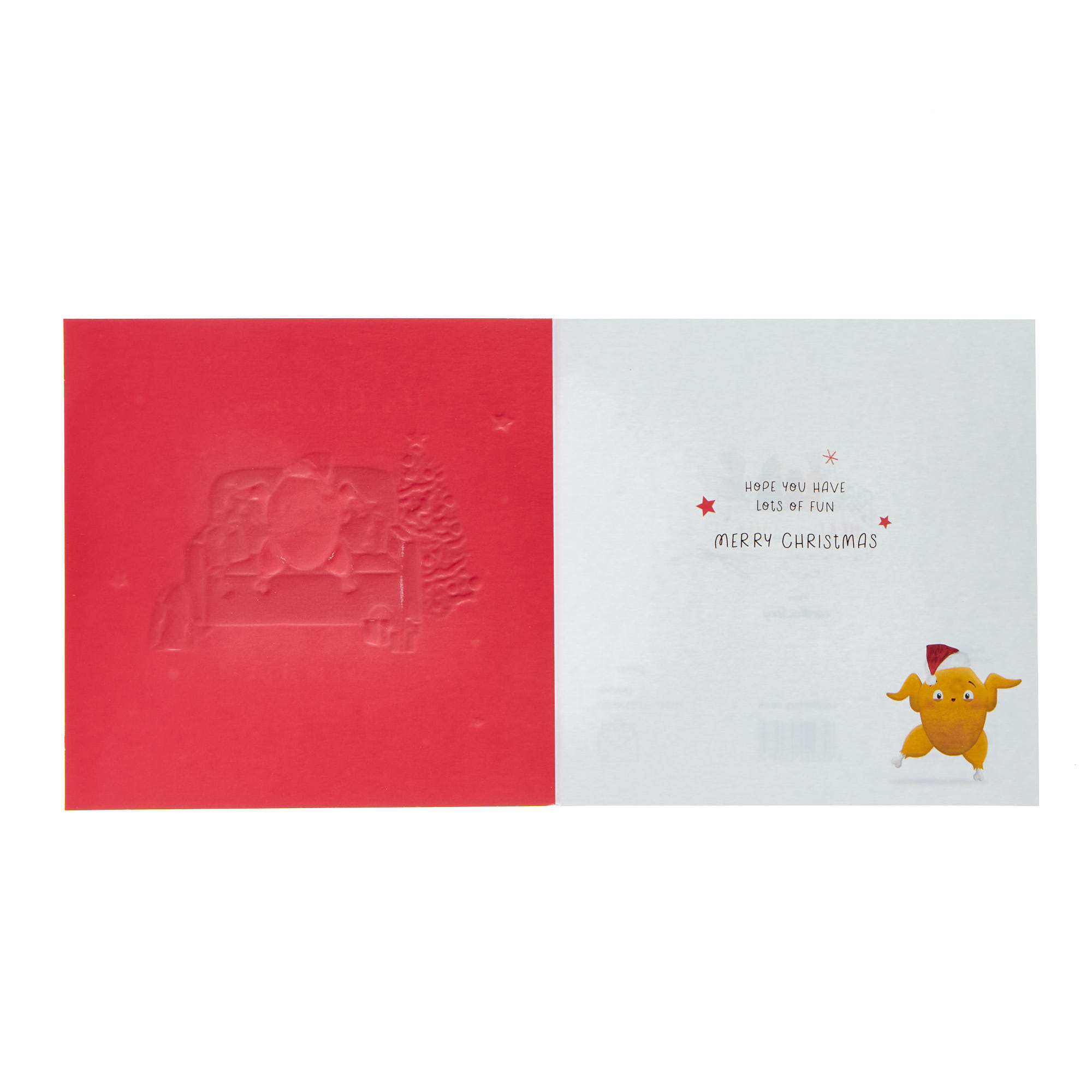 Sofa Turkey Any Recipient Christmas Card
