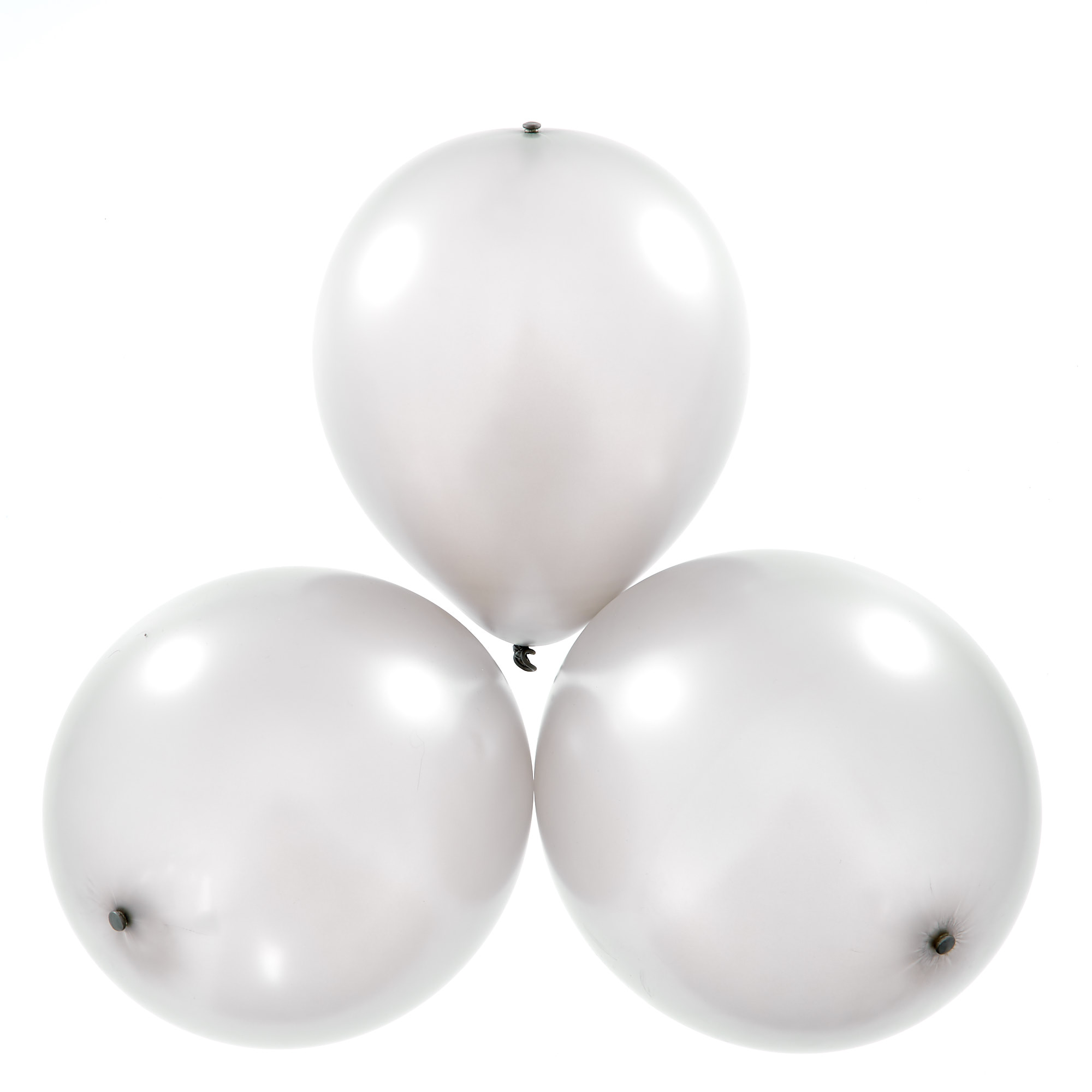 Illoom Silver Light-Up LED Balloons - Pack Of 5