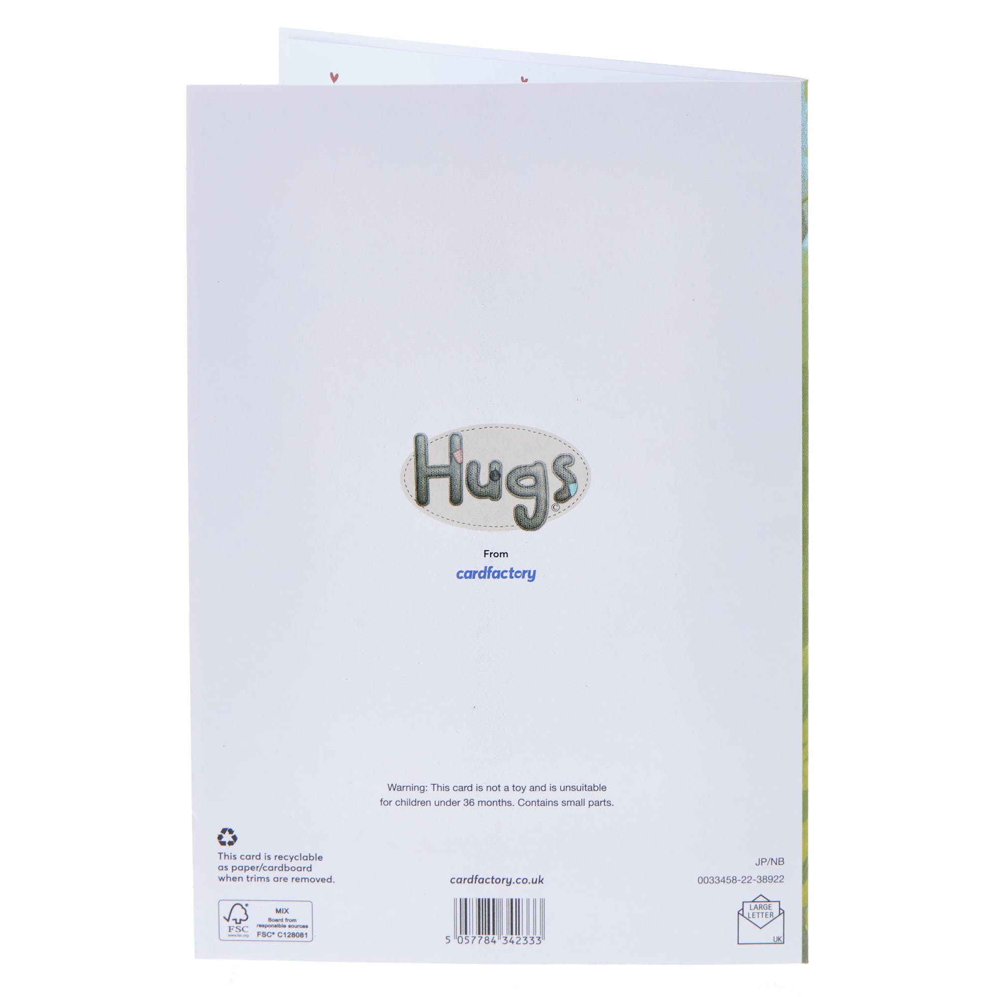 Husband Love U Hugs Bear Wedding Anniversary Card