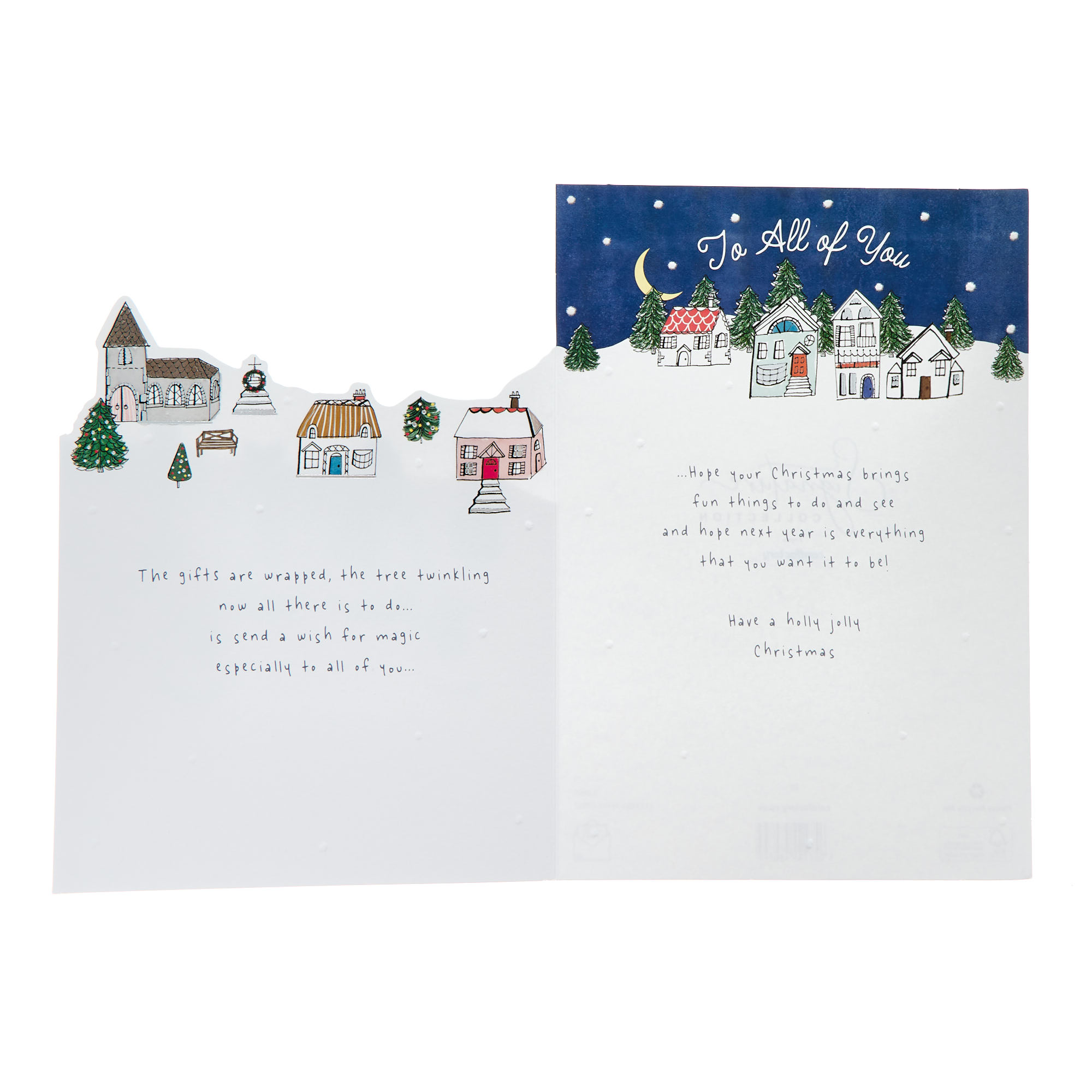 To All Of You Snowmen Christmas Card
