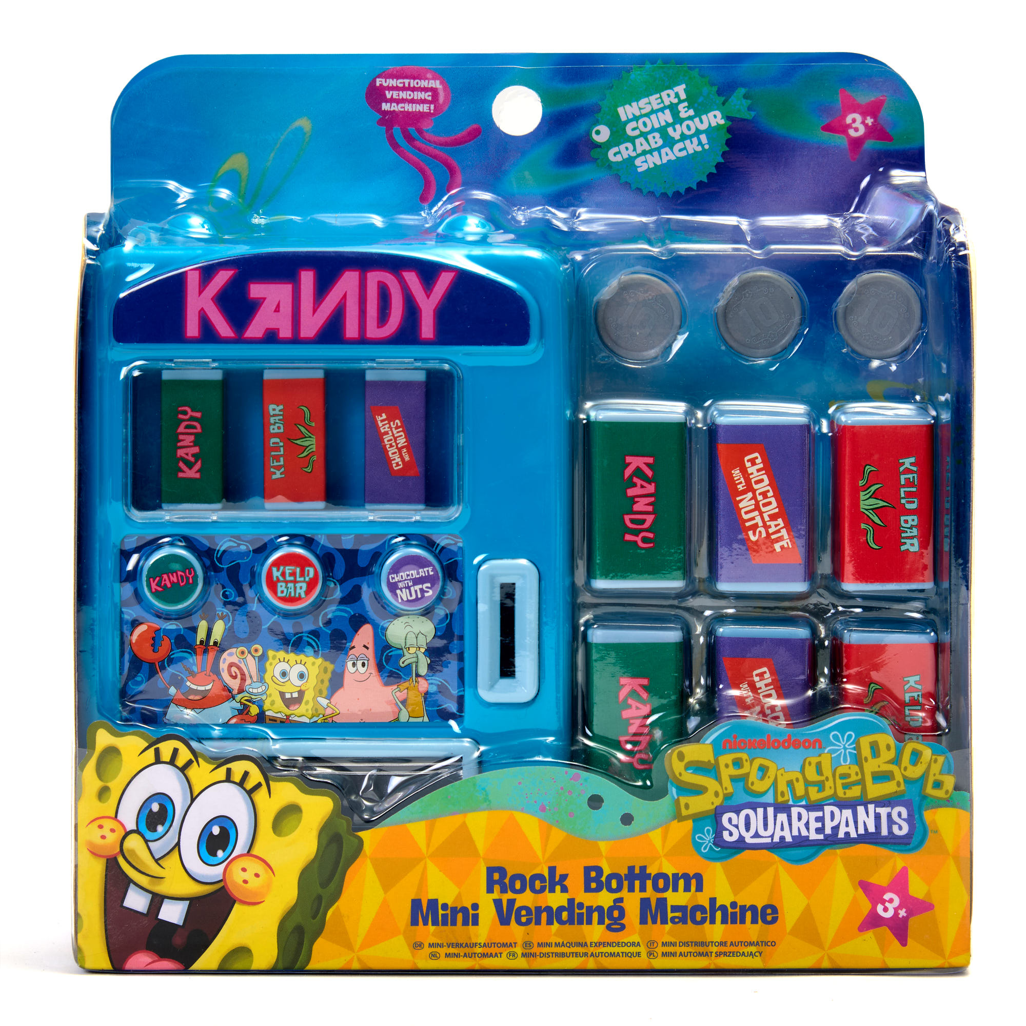 SpongeBob SquarePants Rock Bottom Mini Vending Machine (Lucky Dip)