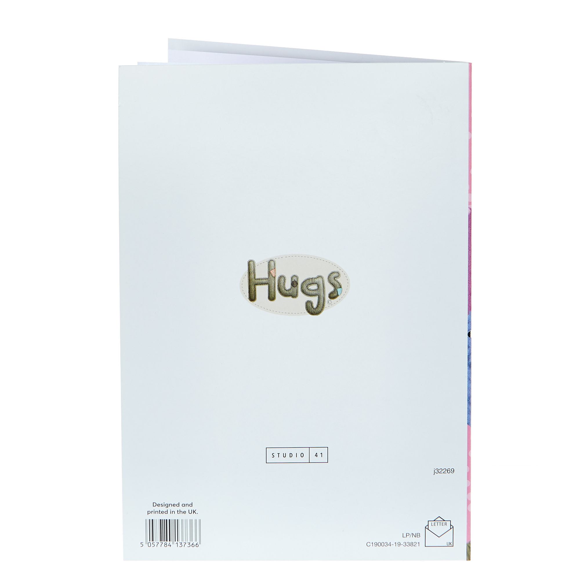 Hugs Bear Christmas Card - To A Special Cousin