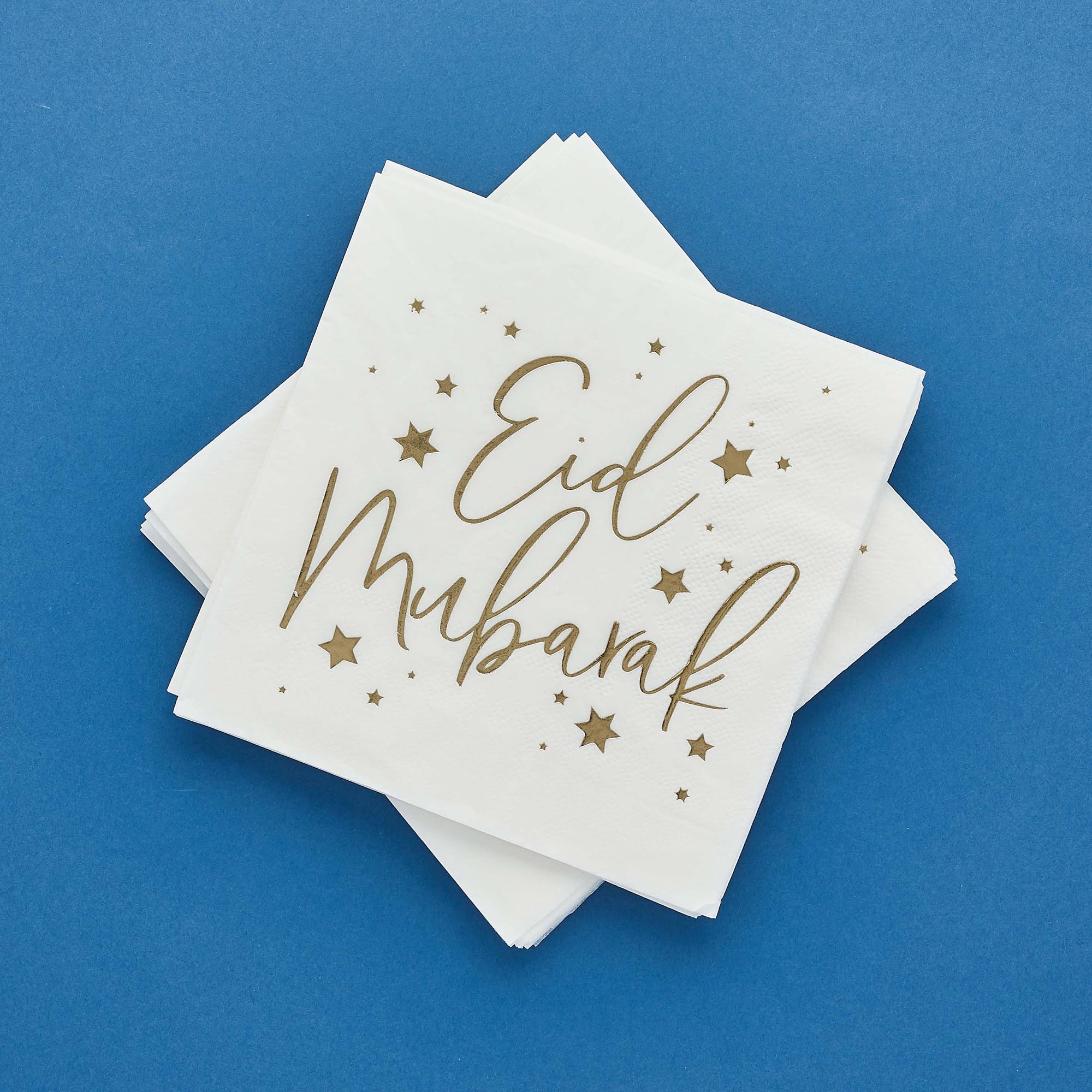 Eid Mubarak Paper Napkins - Pack of 16