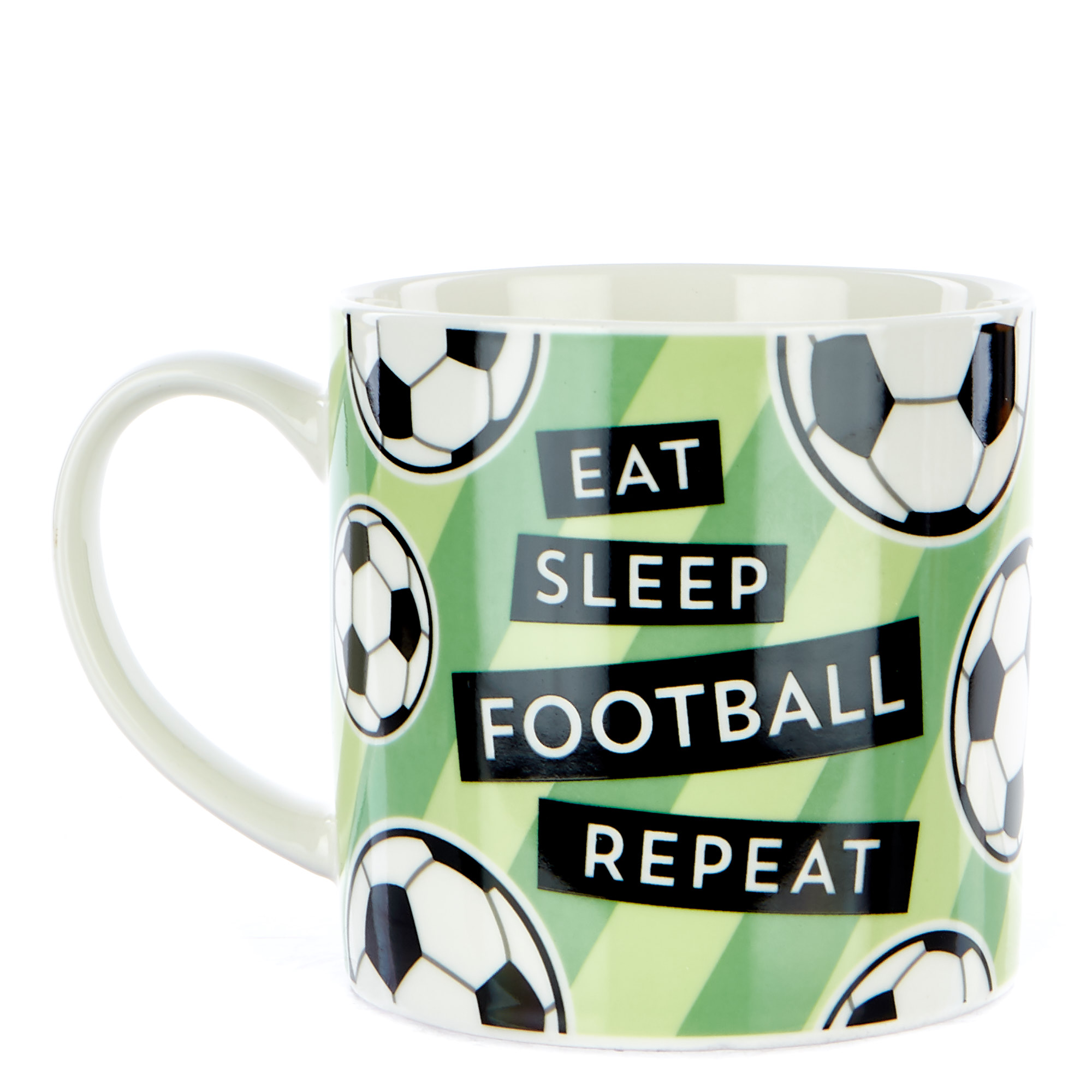 Eat Sleep Football Repeat Mug
