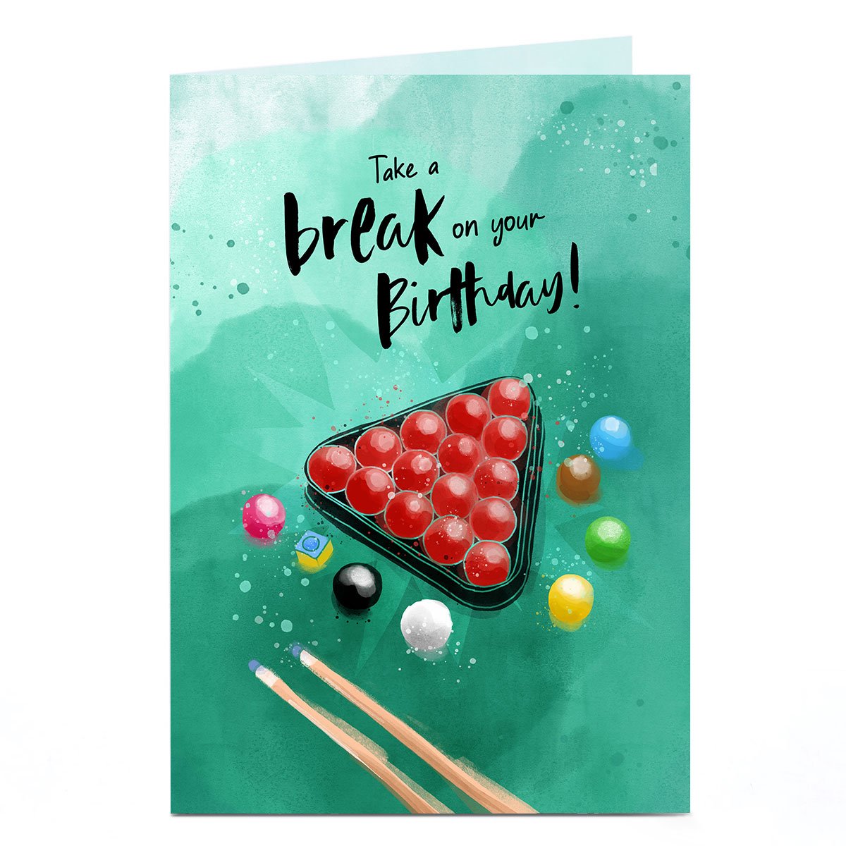 Personalised Birthday Card - Take A Break On Your Birthday
