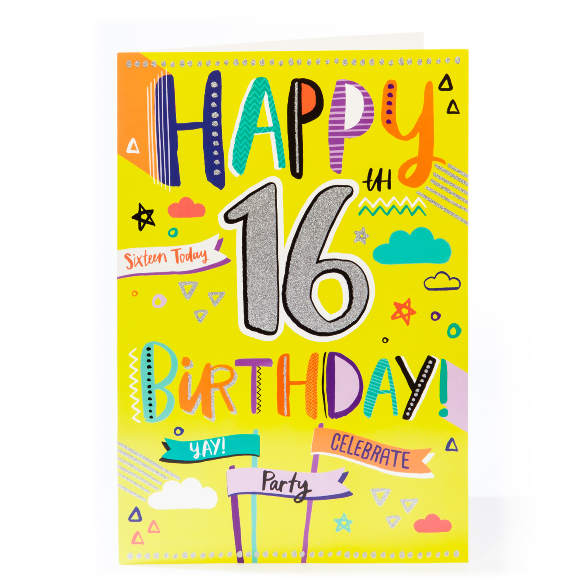 Giant 16th Birthday Card - Sixteen Today 