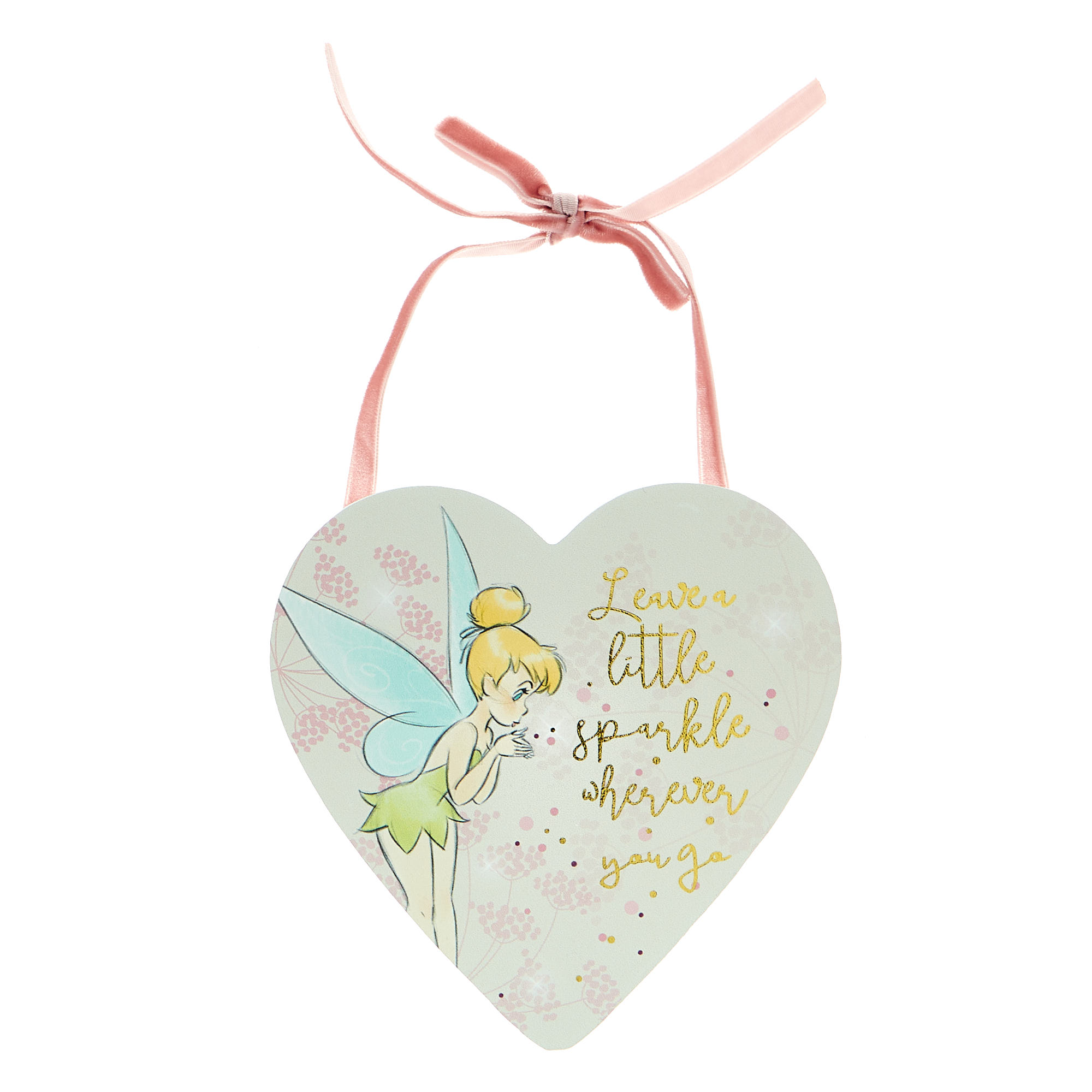 Disney Tinkerbell 'Leave A Little Sparkle' Plaque