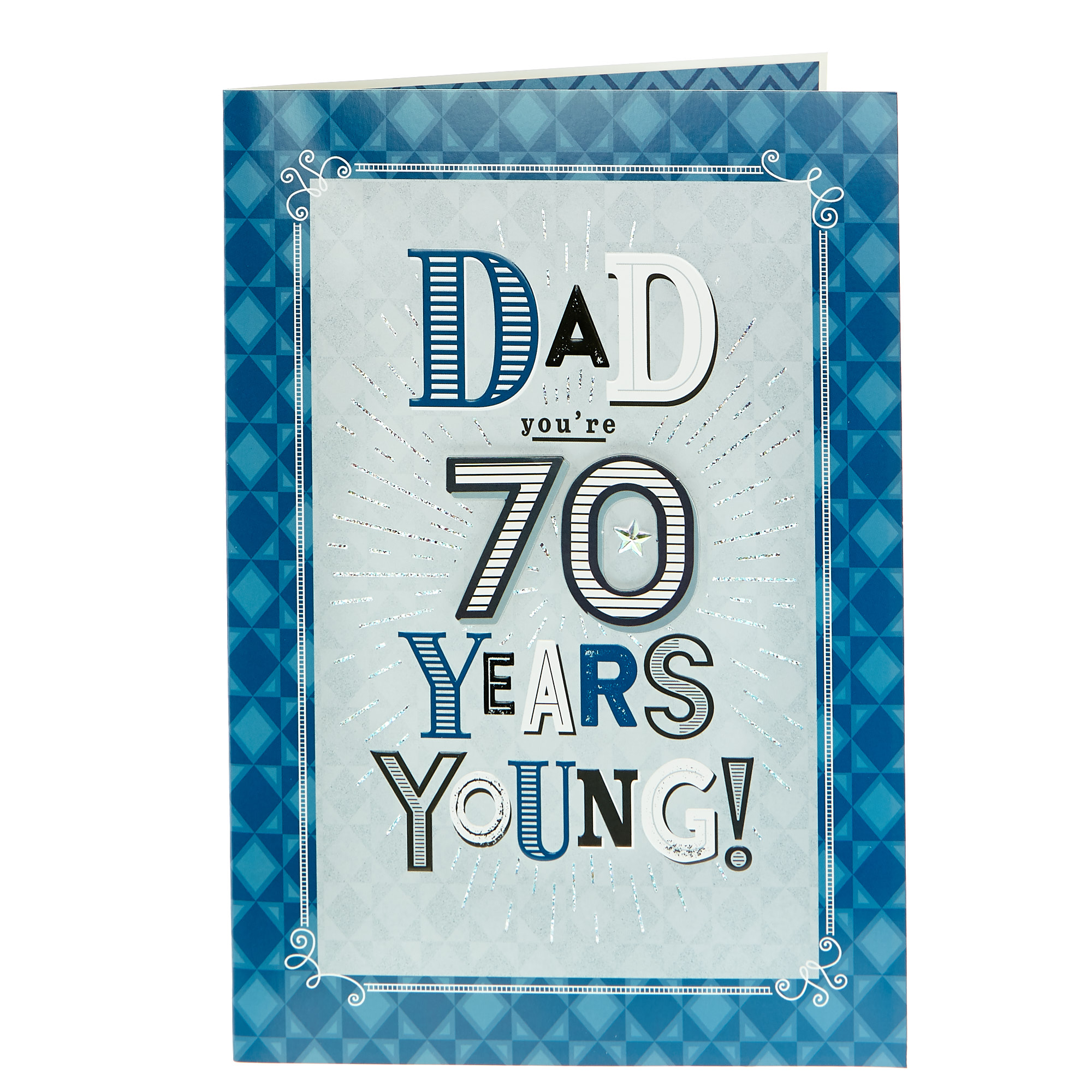 70th Birthday Card - Dad Years Young