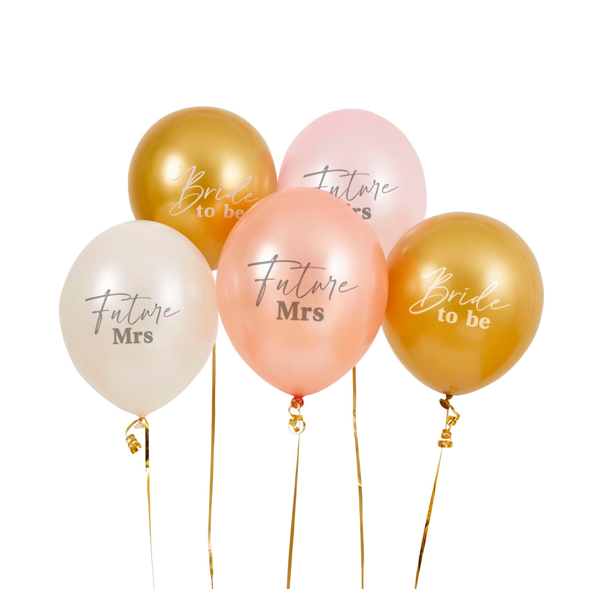 Bride To Be 12-Inch Latex Balloons - Pack of 5