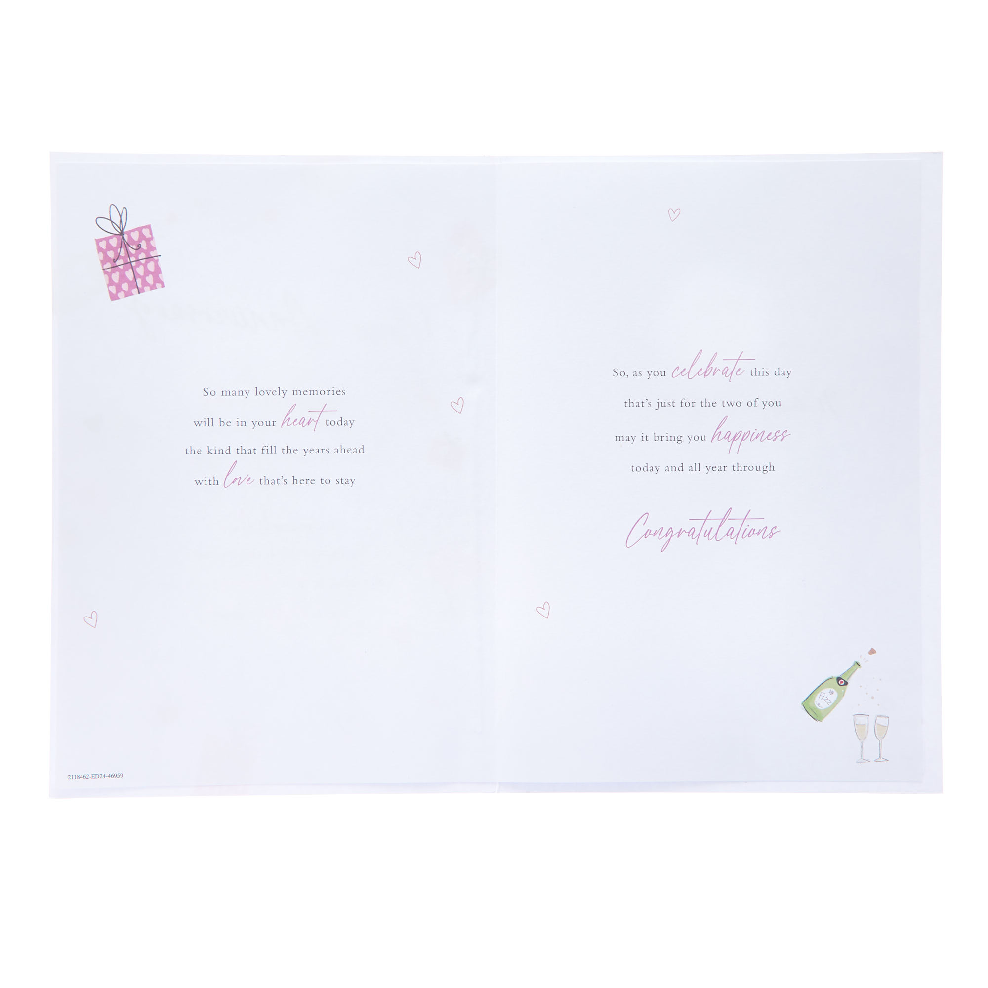 Special Wishes on your Special Day Wedding Anniversary Card