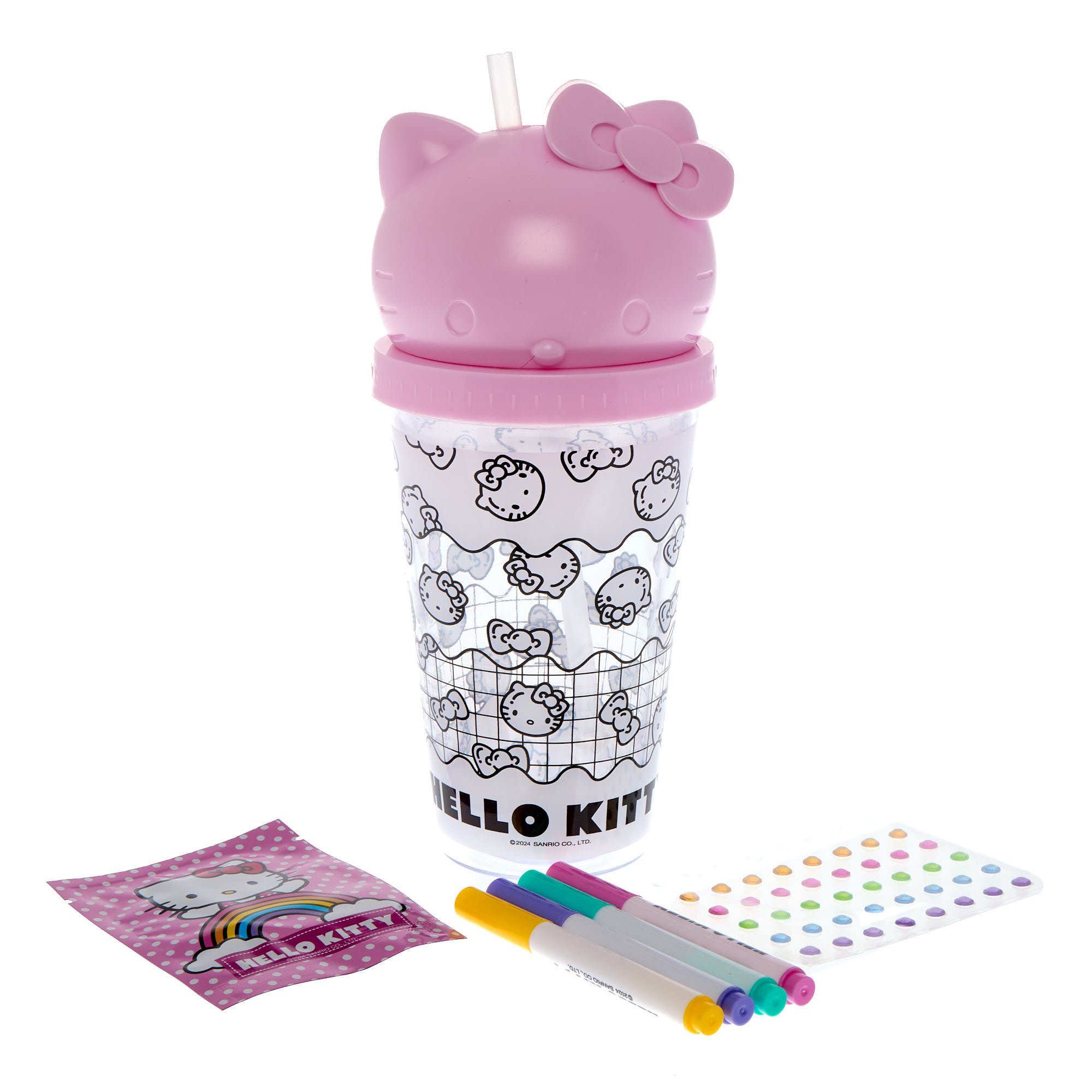 Hello Kitty Doodle Tumbler Set