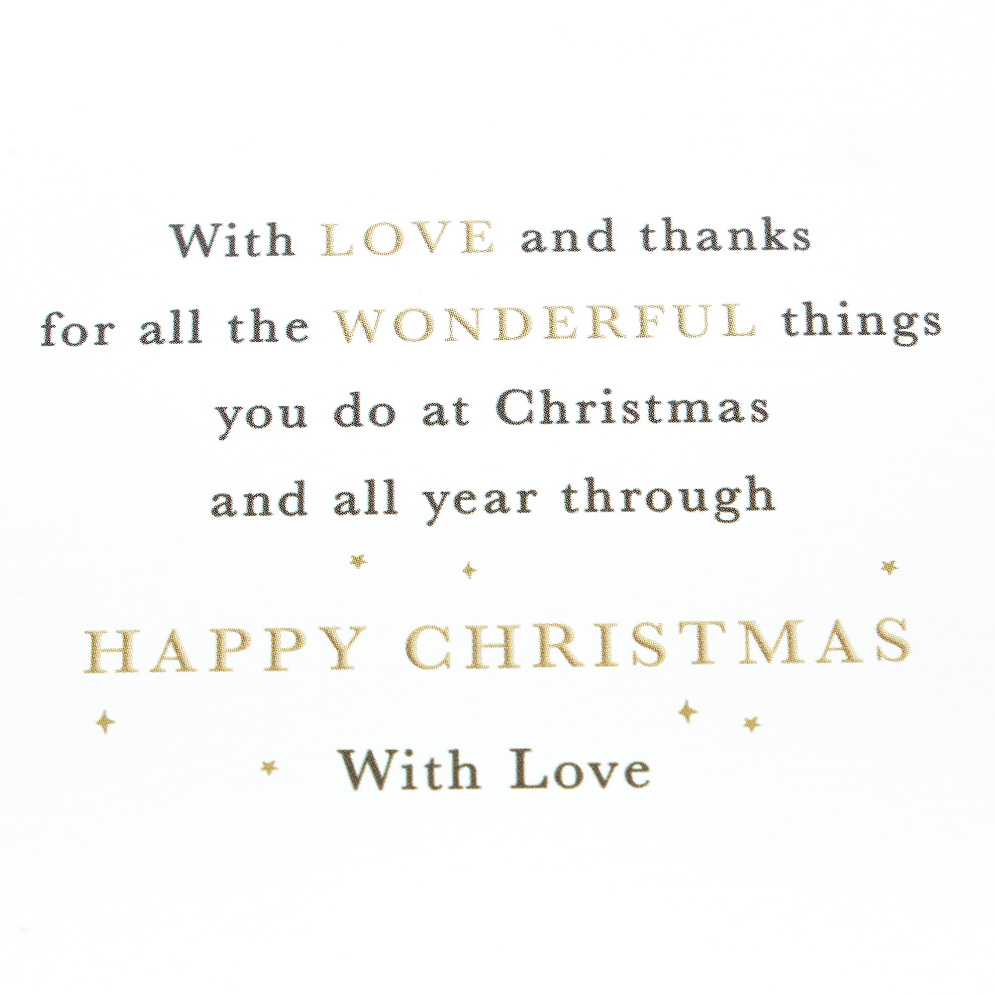 Christmas Card - Special Mum & Dad Merry & Bright