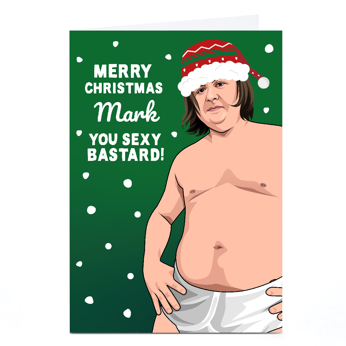 Personalised All Things Banter Christmas Card - You Sexy B