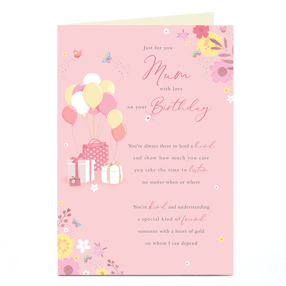 Birthday Card - A Special Kind of Friend, Mum