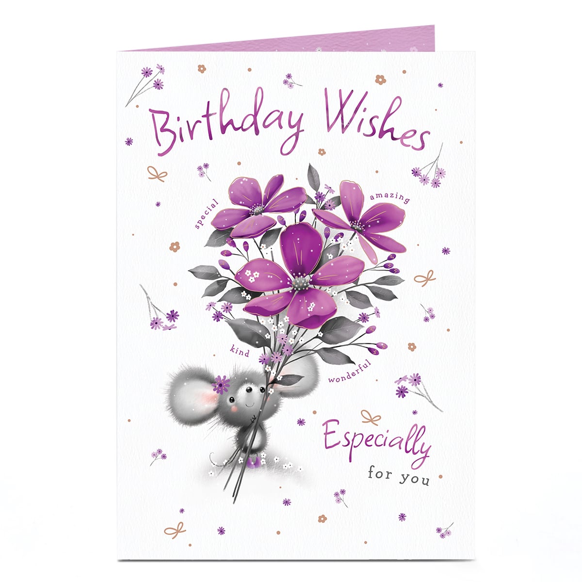 Birthday Card - Birthday Wishes Especially For You Mouse