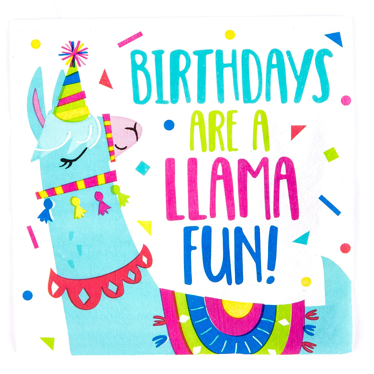 Birthday Llama Party Tableware & Decorations Bundle - 16 Guests