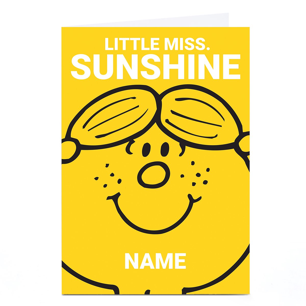 Personalised Birthday Card - Little Miss Sunshine, Any Name