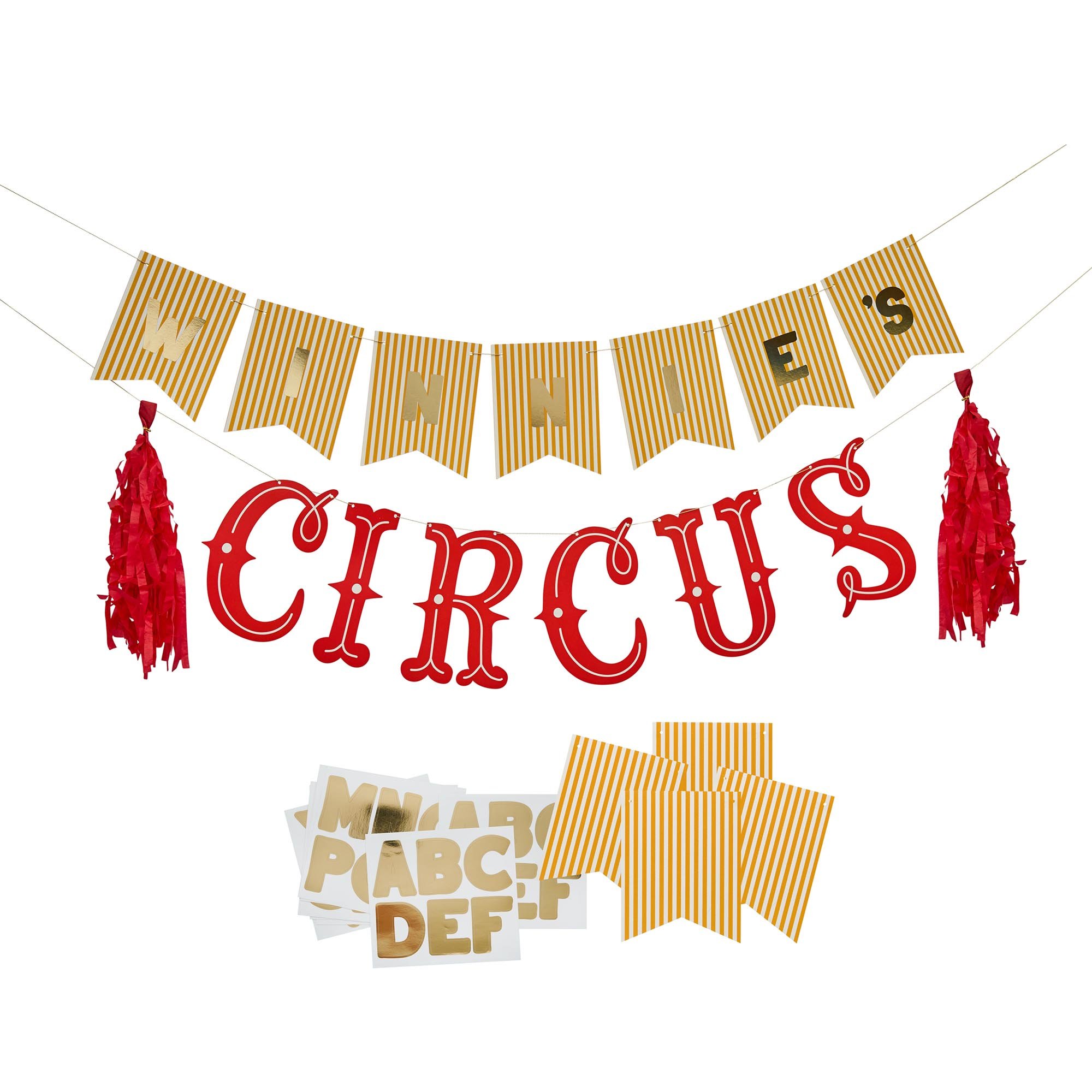 Circus Customisable Card Banner