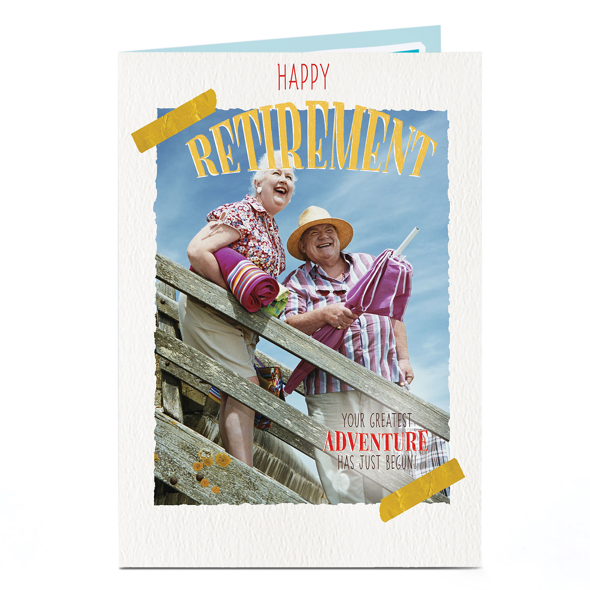Photo Retirement Card - Your Greatest Adventure...