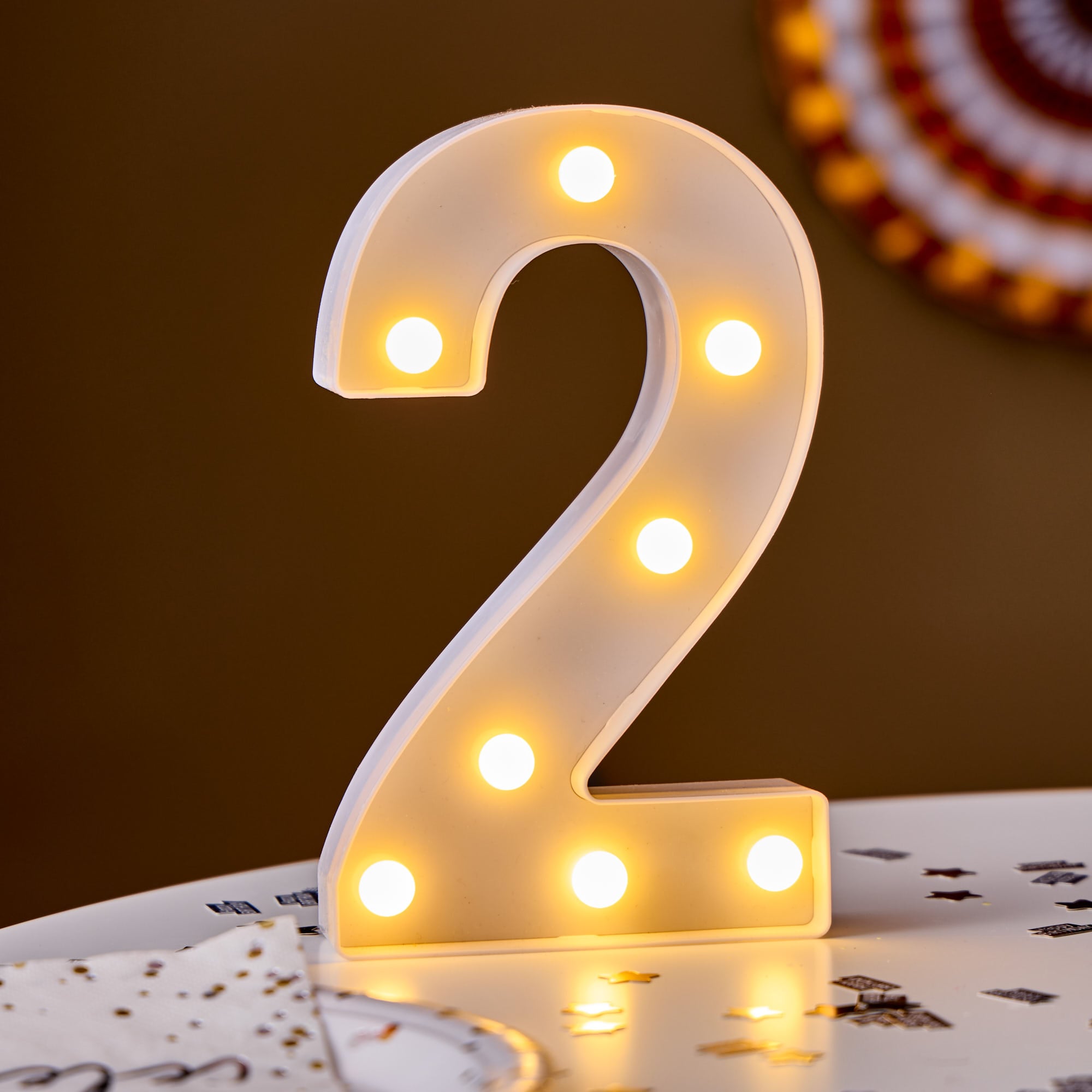 LED Number 2 Light