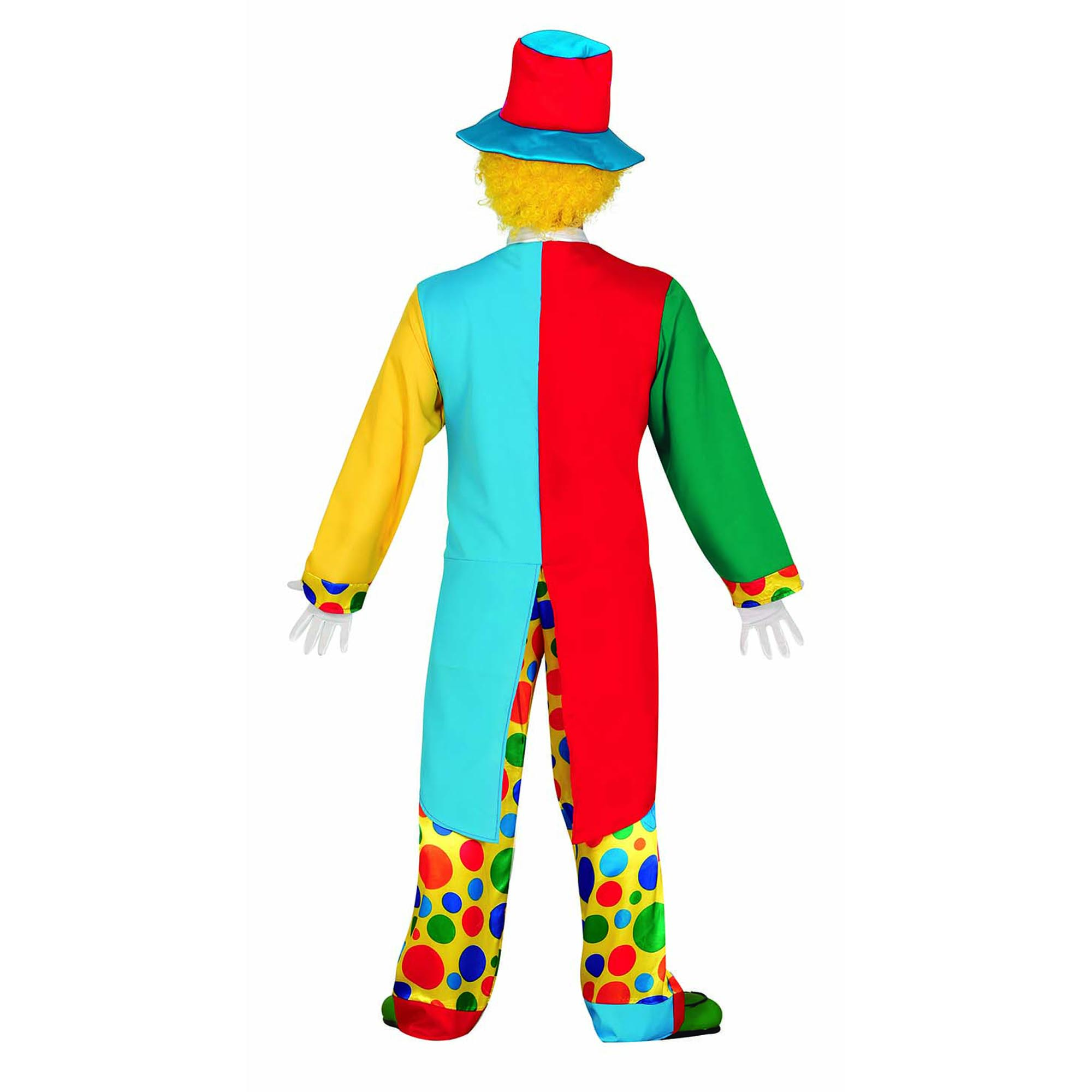 Clown Adult Fancy Dress Costume 