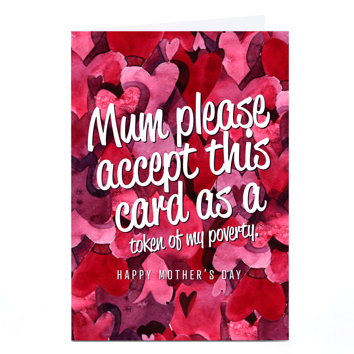 Personalised Punk Mother's Day Card - Accept This Card