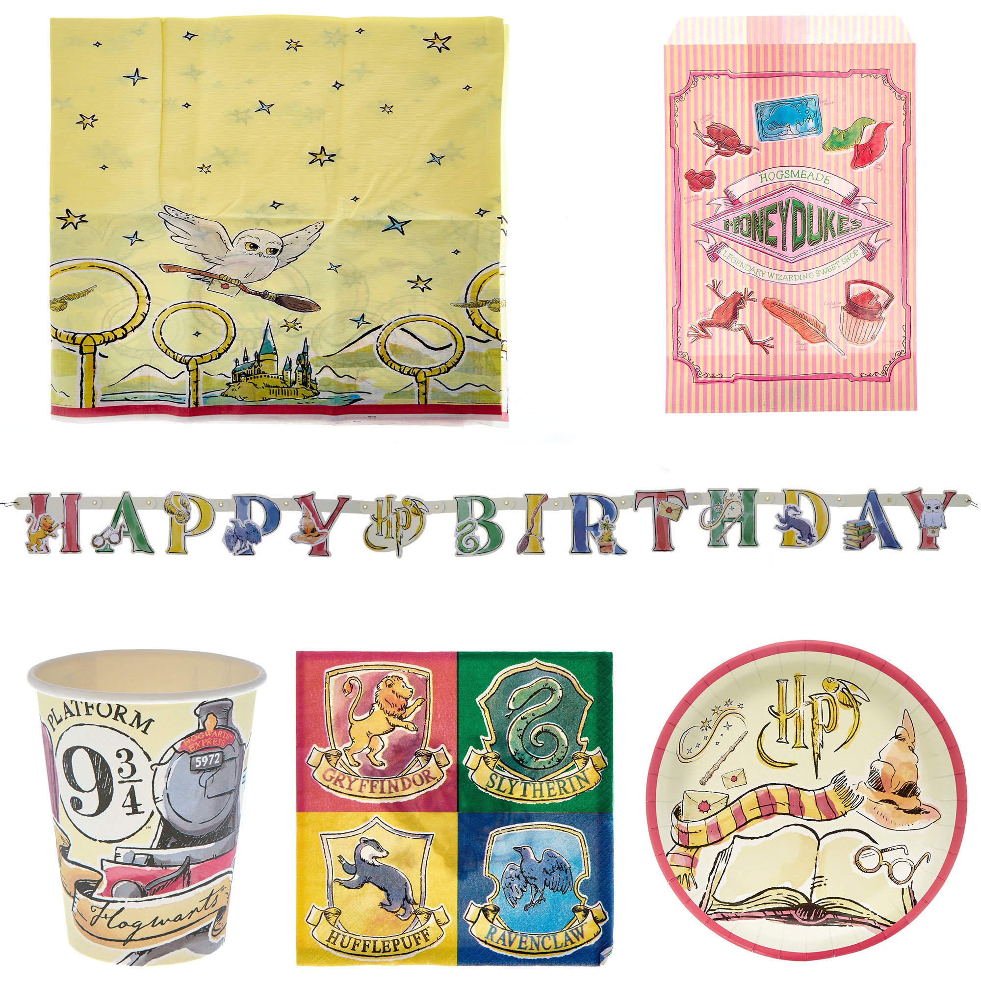 Harry Potter Party Tableware Bundle - 16 Guests