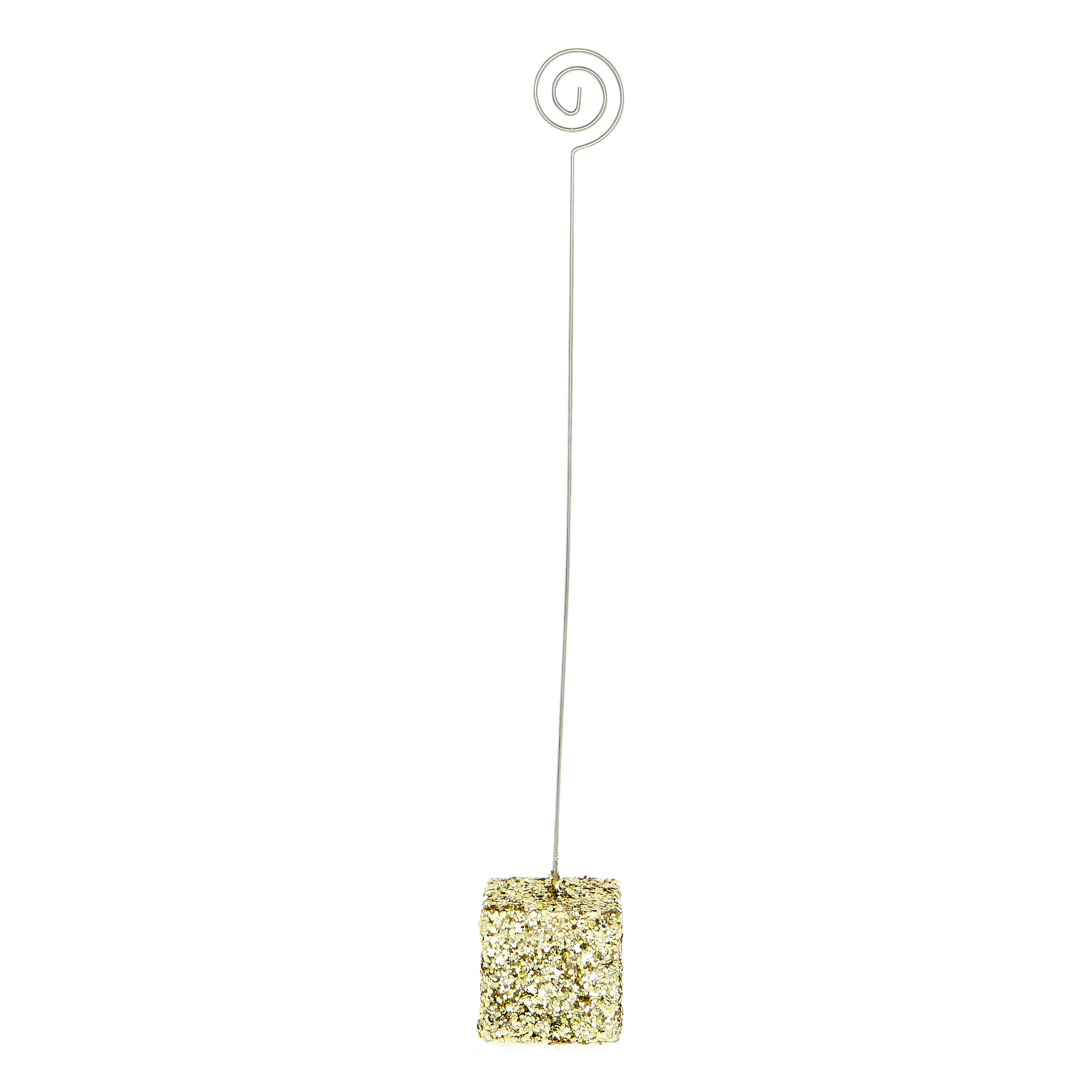 Gold Glittery Table Card Holder