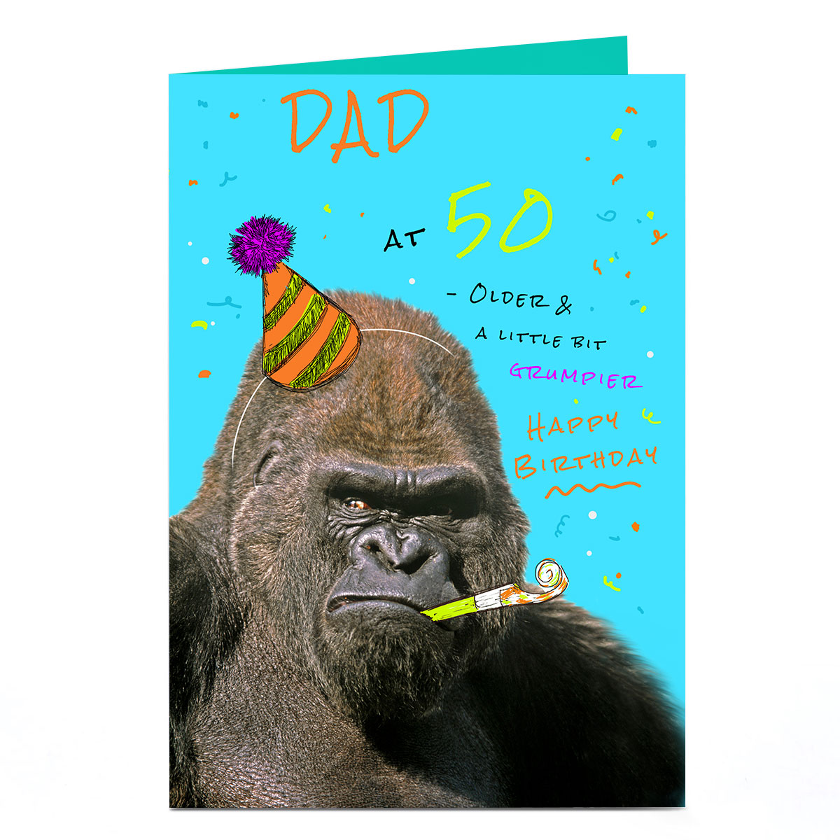 Personalised Birthday Card - Older & Grumpier