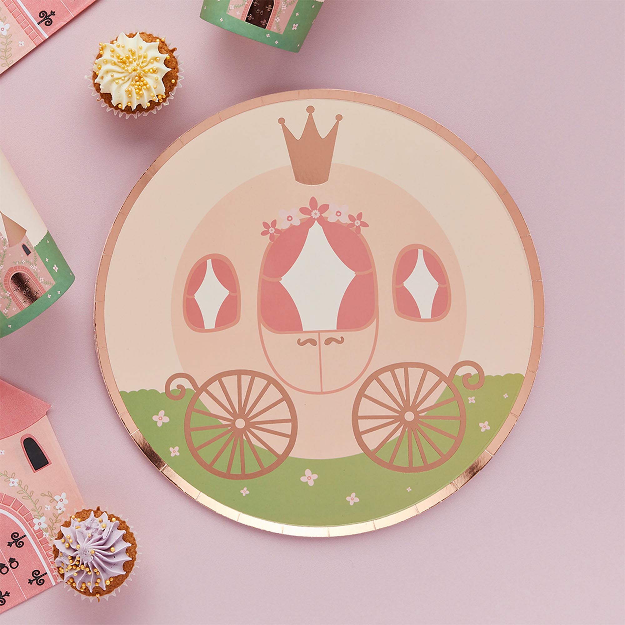 Carriage Paper Plates - Pack of 8