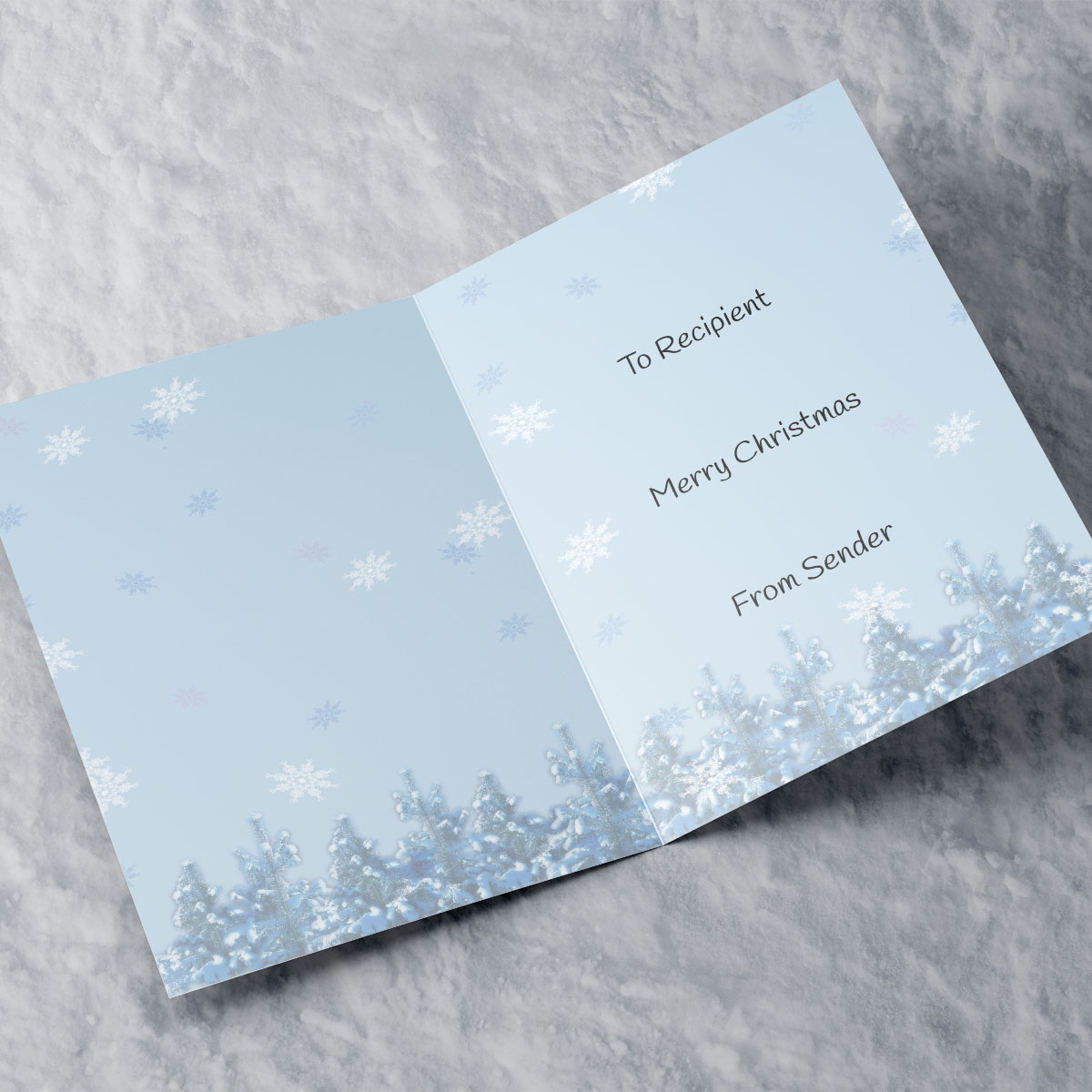 Personalised Christmas Card - Meery Christmas