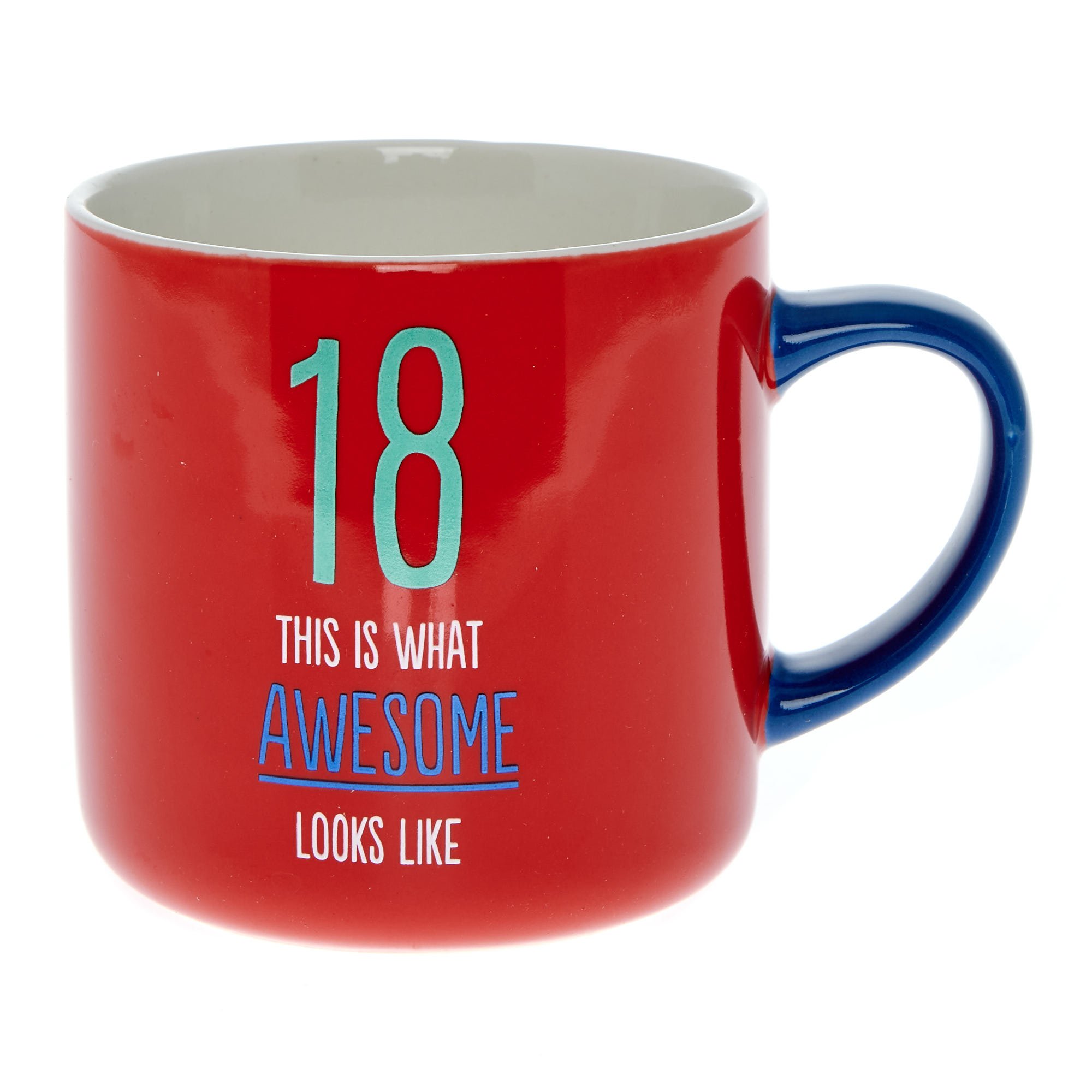 What Awesome Looks Like 18th Birthday Mug