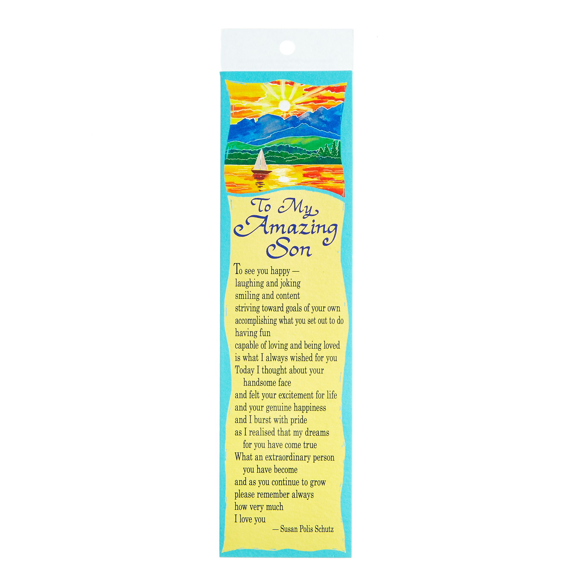 Blue Mountain Arts Bookmark - To My Amazing Son