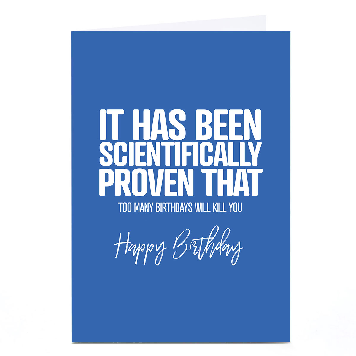 Personalised Punk Birthday Card - Scientifically Proven