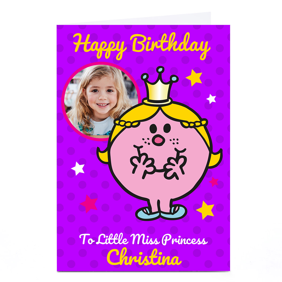 Photo Card - Little Miss Princess Birthday