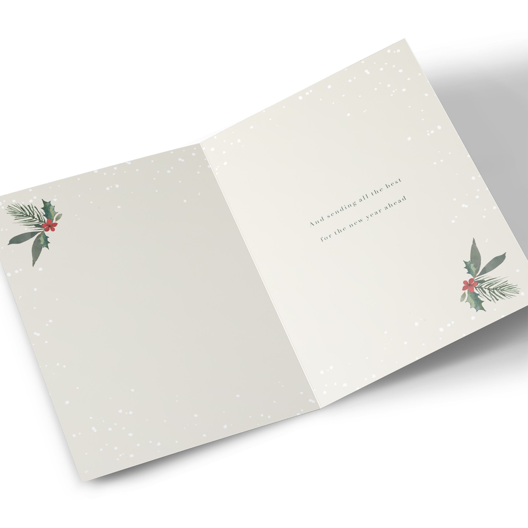 Christmas Card - Foliage Christmas Tree, Sister-in-Law