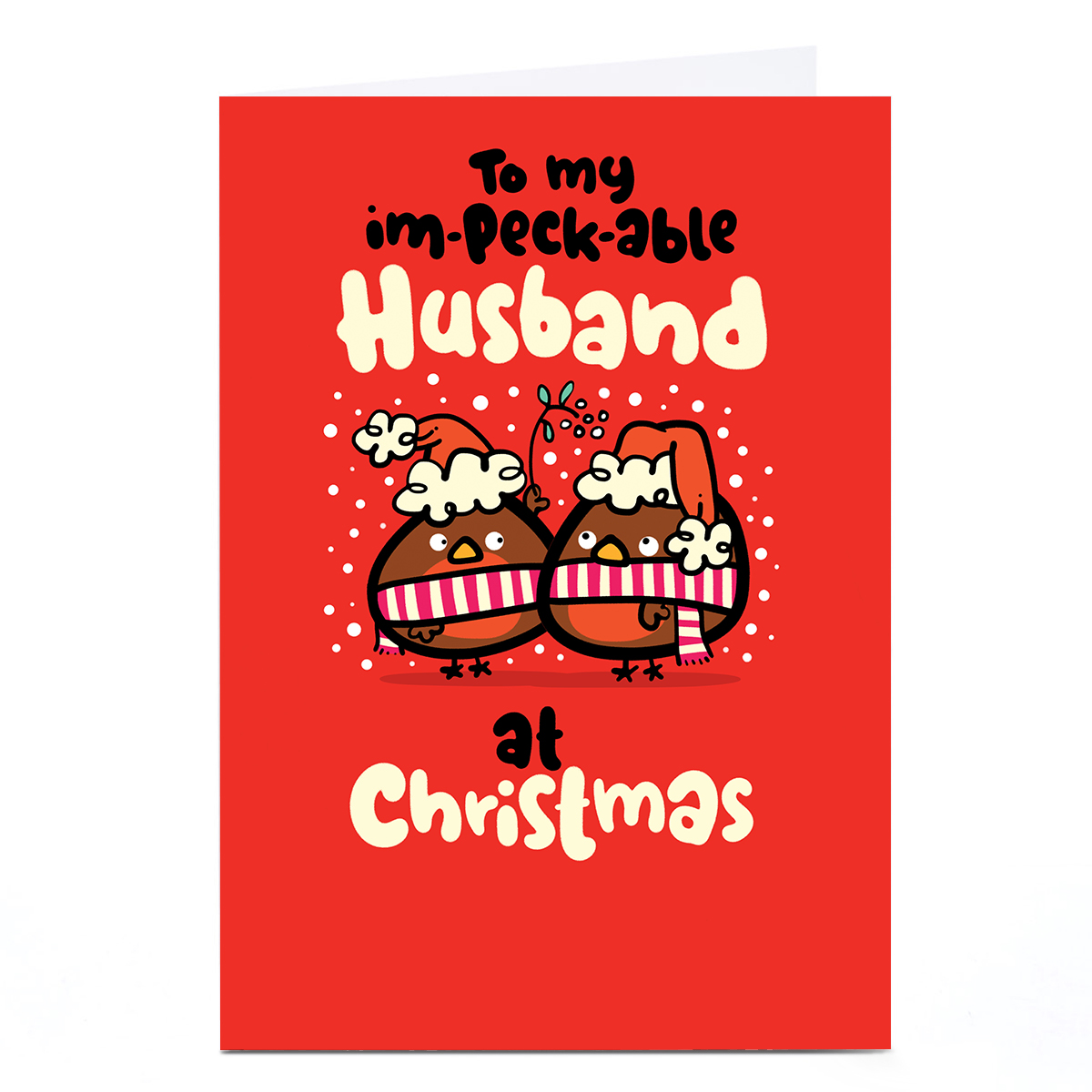 Personalised Fruitloops Christmas Card - Husband