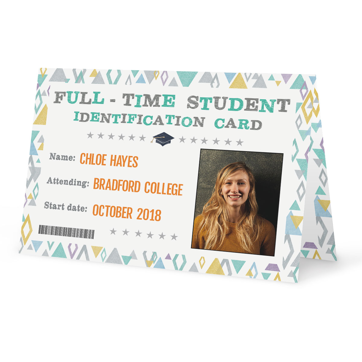 Photo Back To School Card - Student ID Card