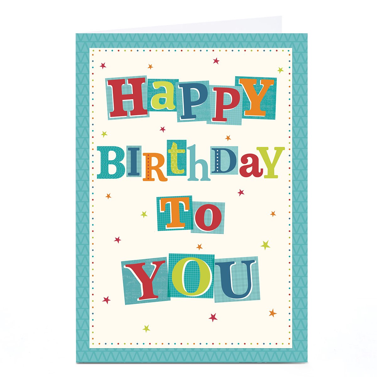 Personalised Birthday Card - Happy Birthday To You