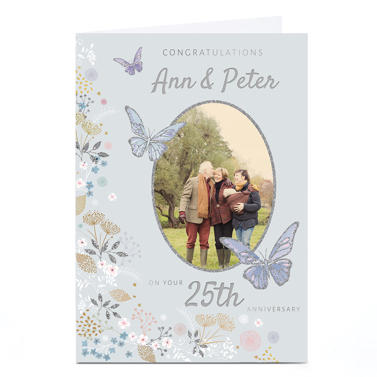 Photo Kerry Spurling Anniversary Card - 25th Anniversary 