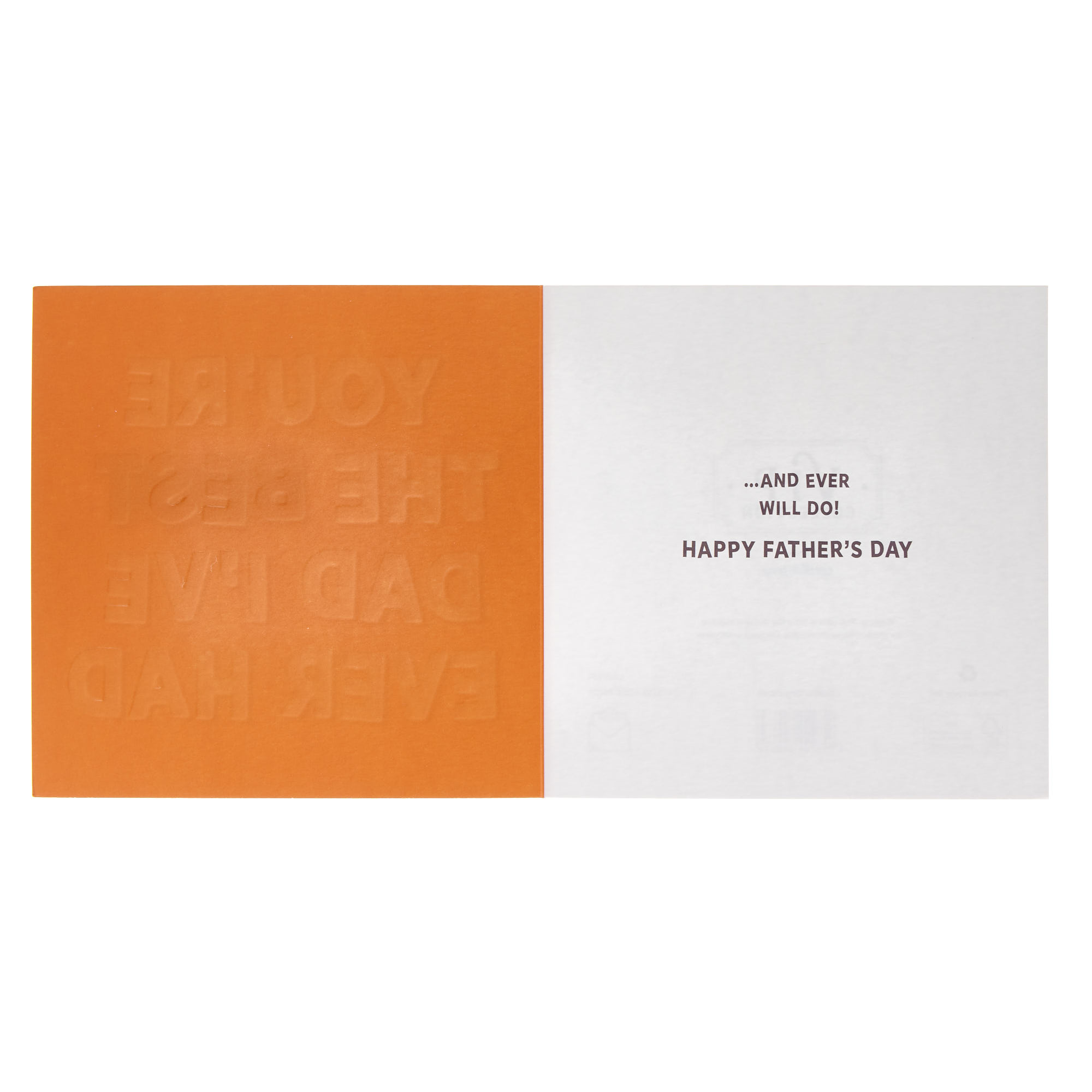 Dad The Best I've Ever Had Father's Day Card