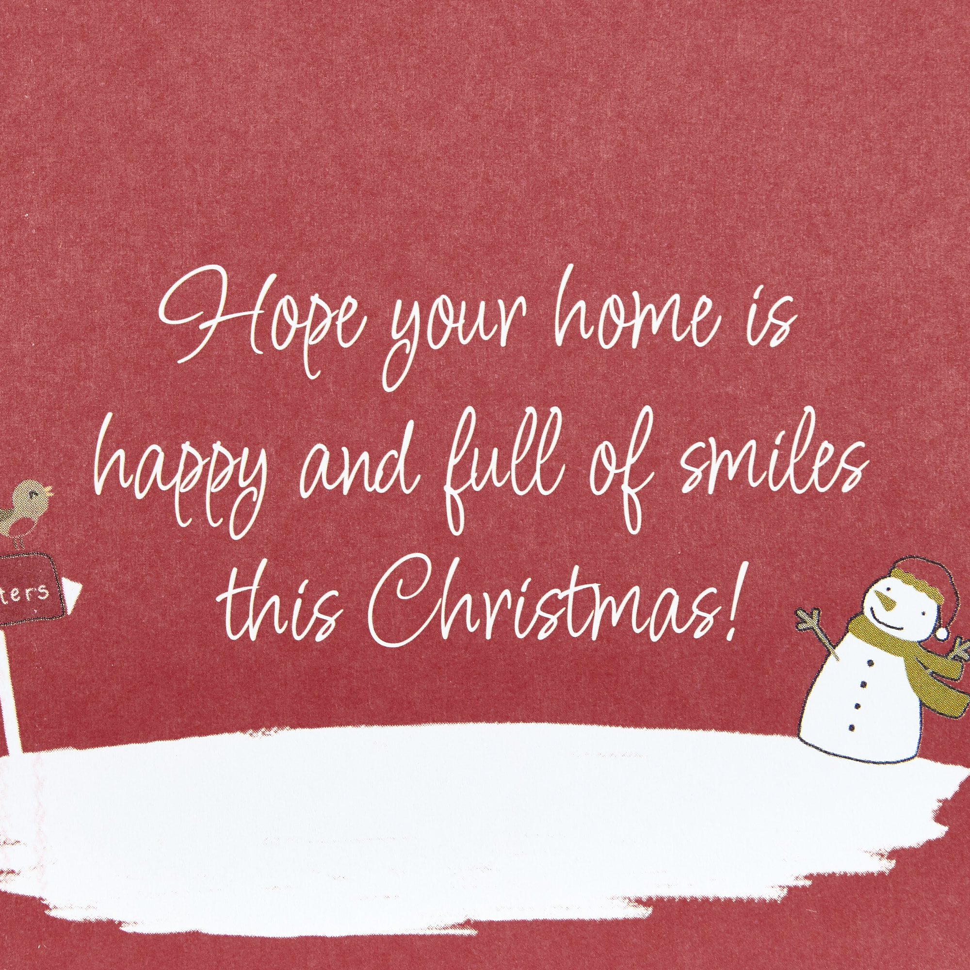 Christmas Card - Our House To Your House