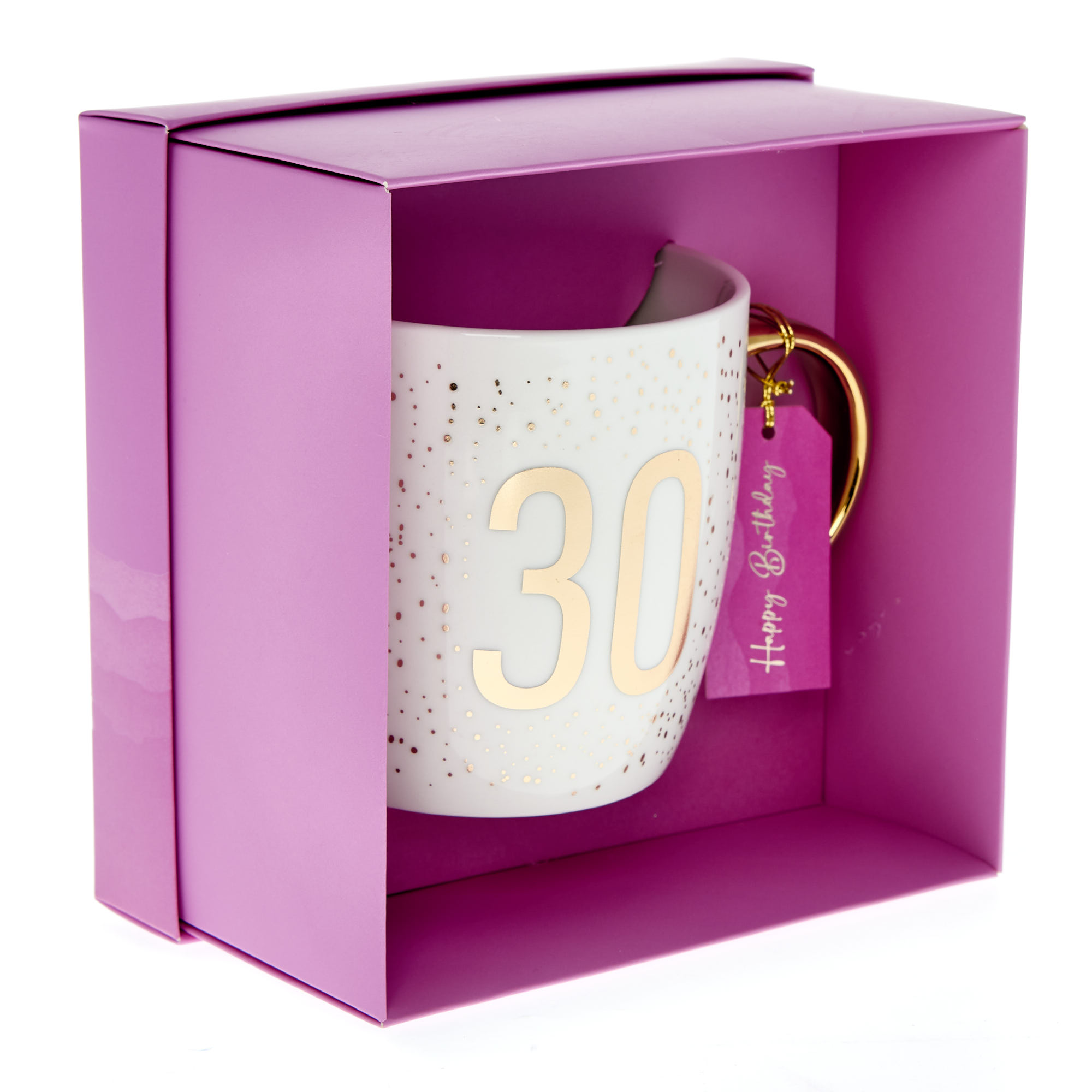Gold Confetti 30th Birthday Mug in a Box