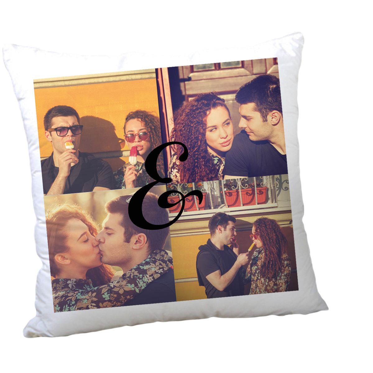 Personalised Photo Cushion - 4 Special Memories 