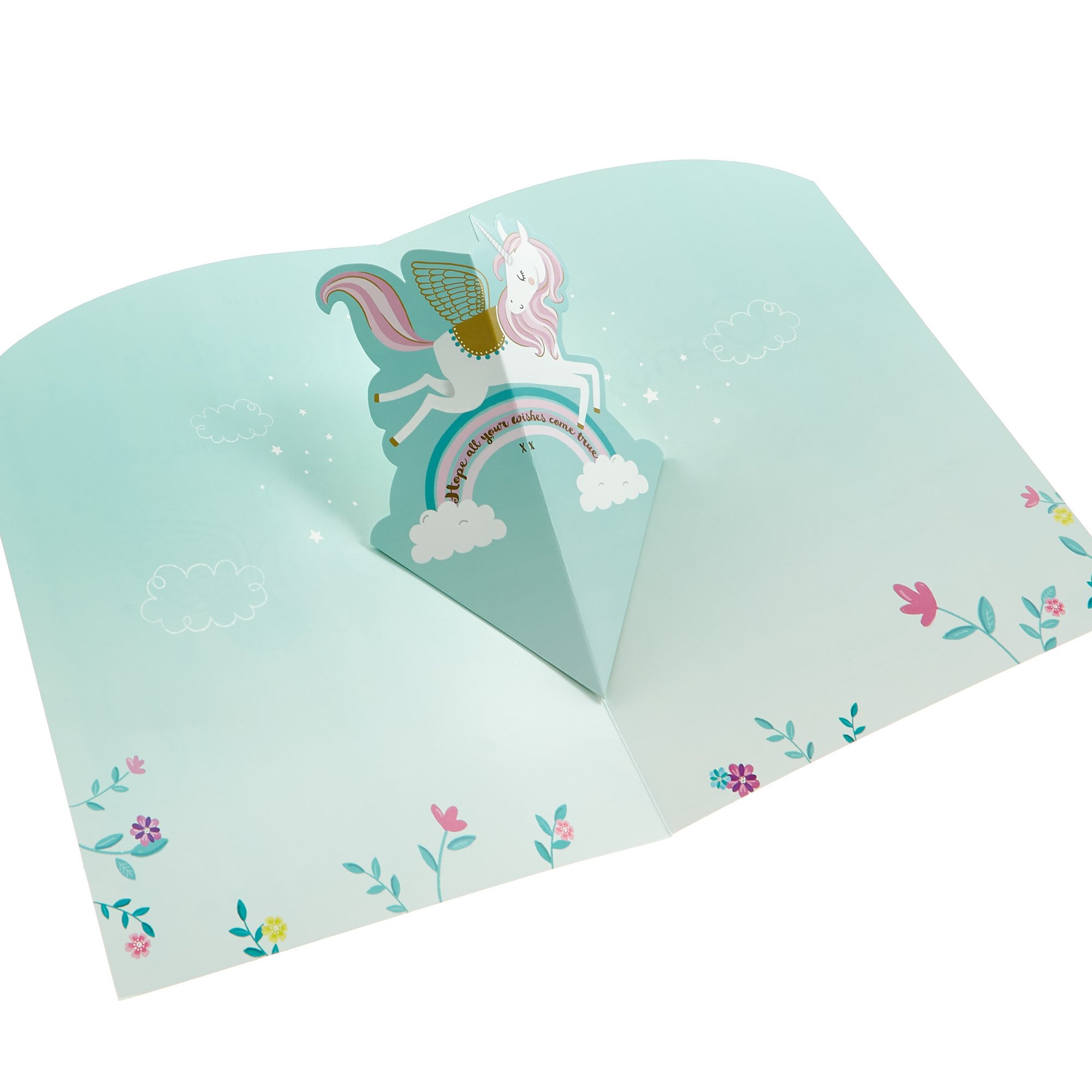 Giant Pop-Out Birthday Card - Daughter Unicorn
