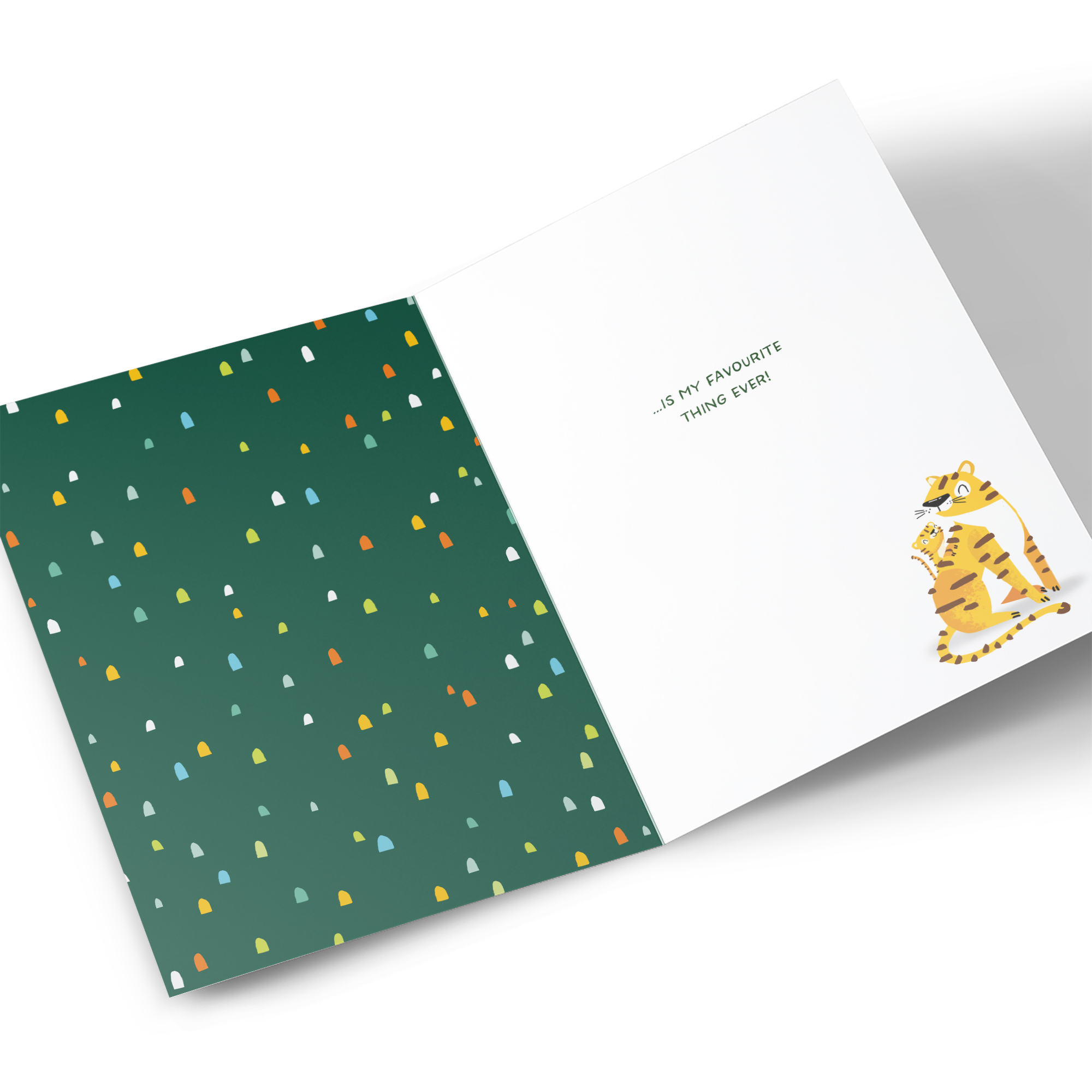 Personalised Father's Day Card - Spending Time With You Tigers, Any Name