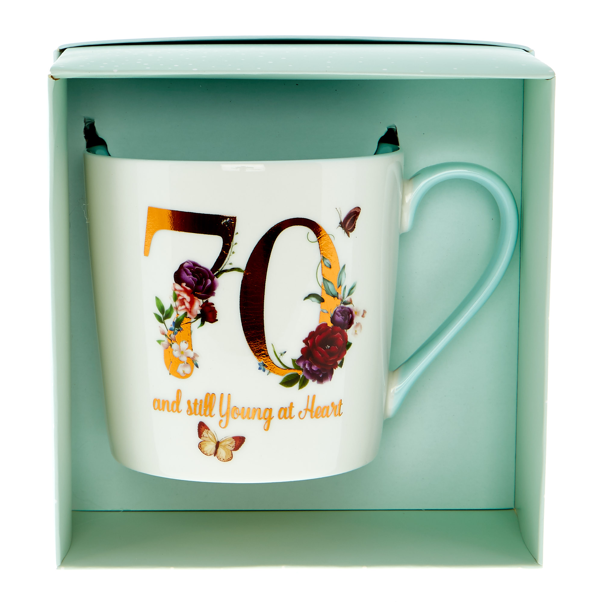 70th Birthday Mug In  A Box - Still Young At Heart