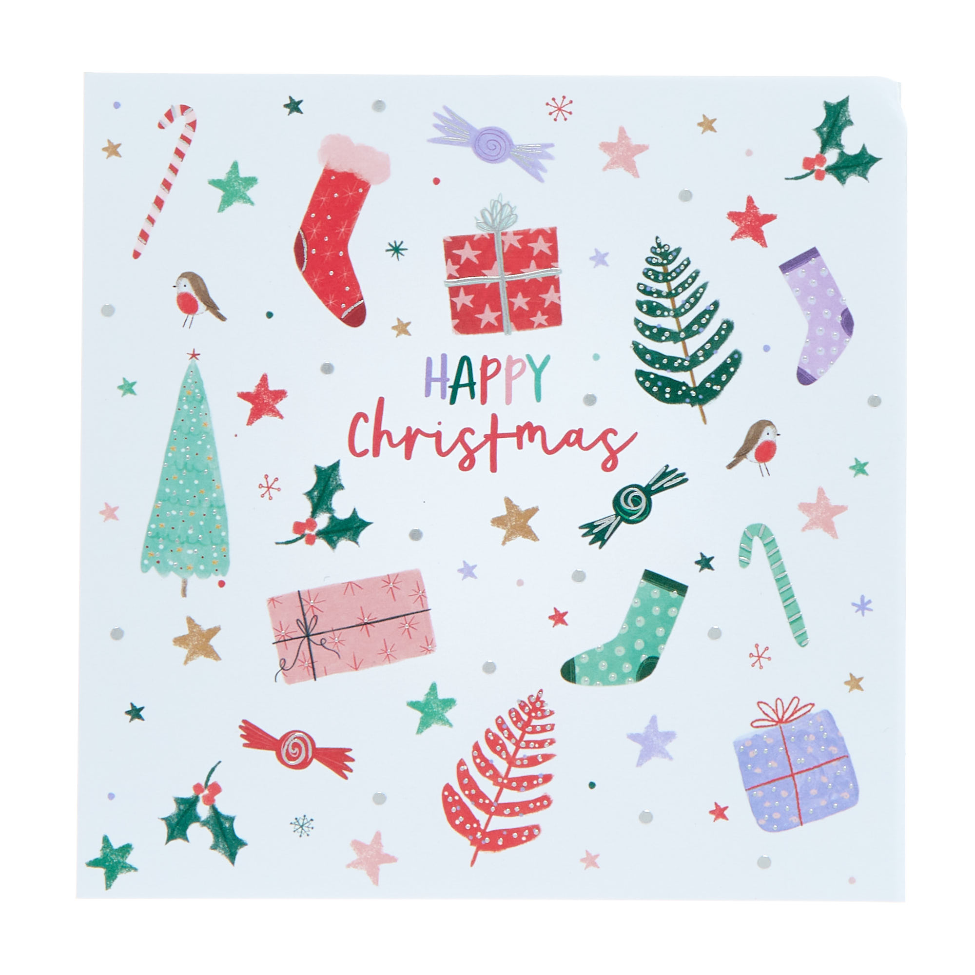 18 Charity Christmas Cards - Festive Icons (2 Designs)