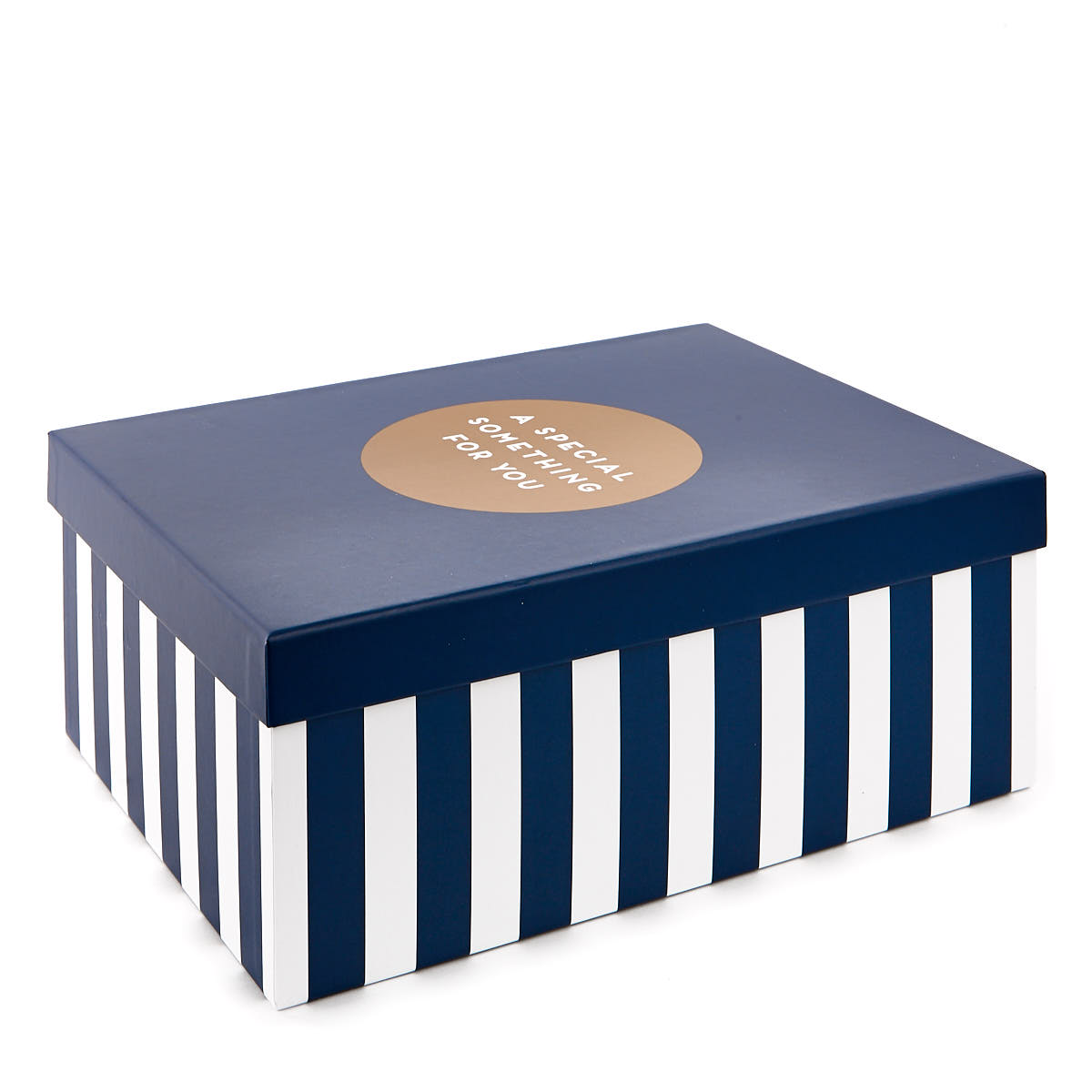 Luxury Gift Box Set Of Four - Blue Geometric